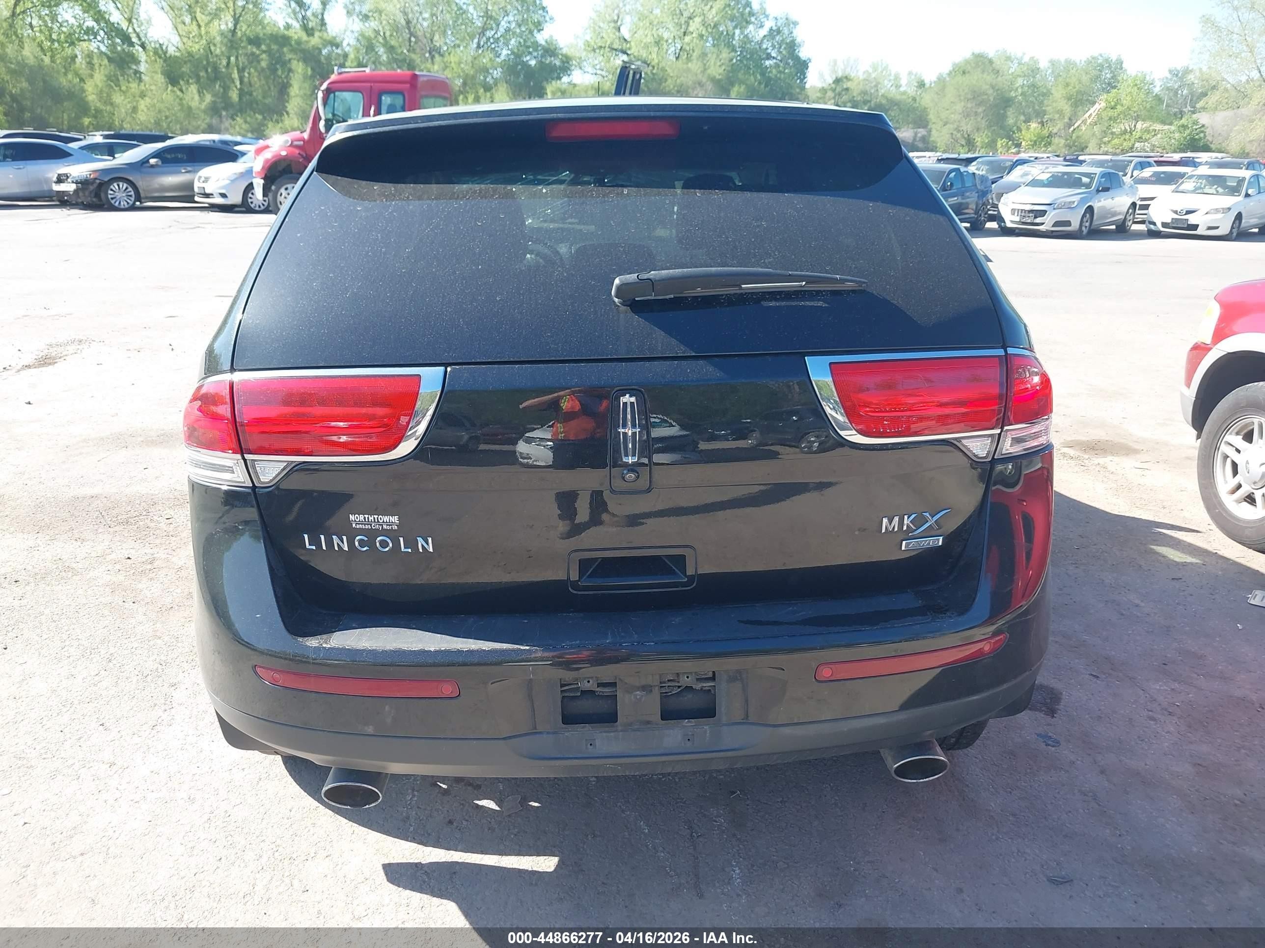 2014 Lincoln Mkx   Black vin: 2LMDJ8JK8EBL13378
