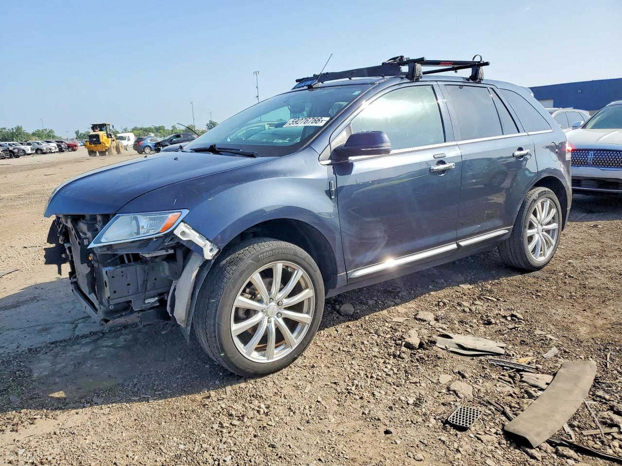 2014 Lincoln Mkx Gray vin: 2LMDJ8JK8EBL14207