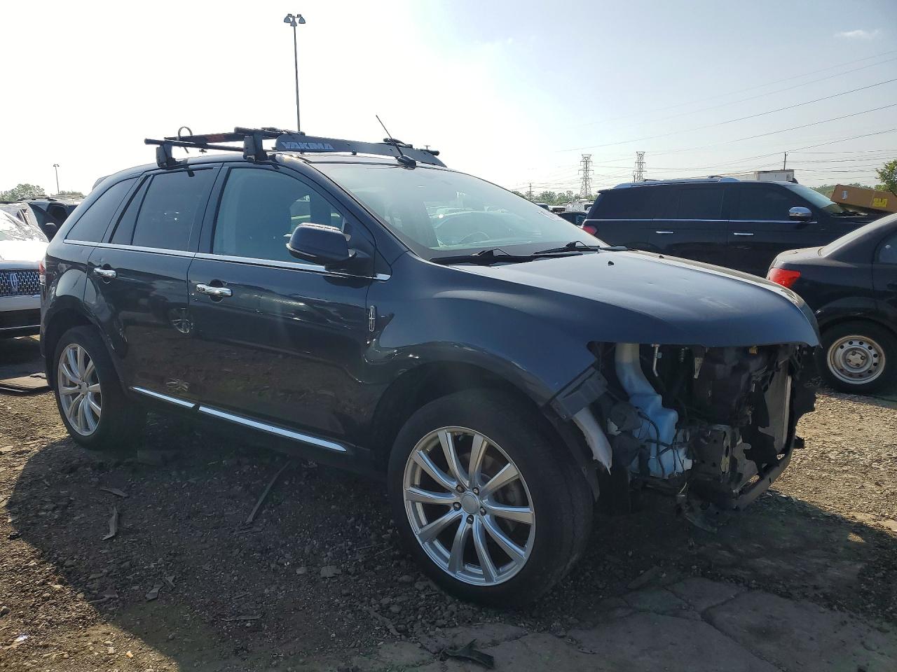 2014 Lincoln Mkx Gray vin: 2LMDJ8JK8EBL14207