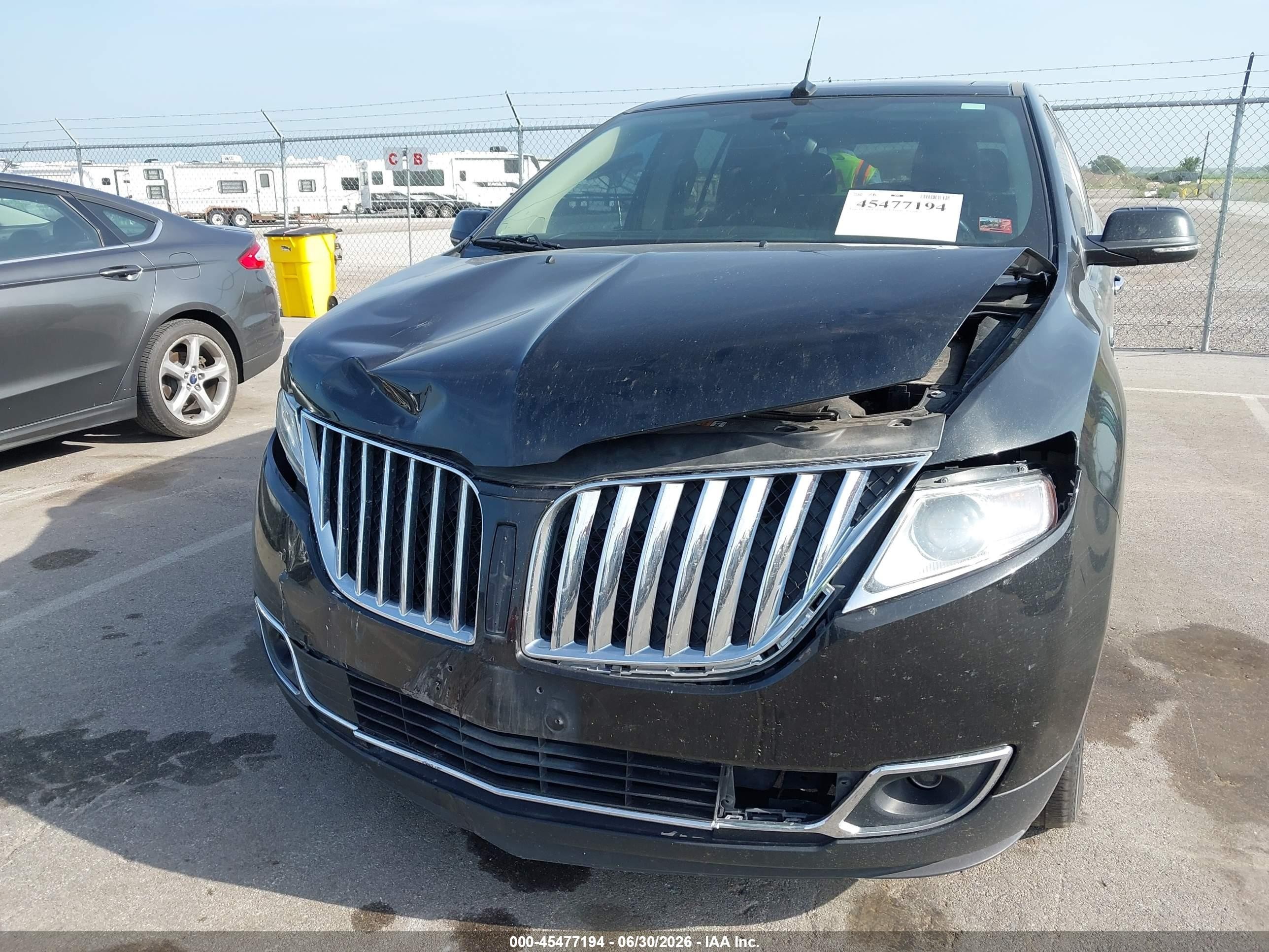2015 Lincoln Mkx   Black vin: 2LMDJ8JK8FBL20722