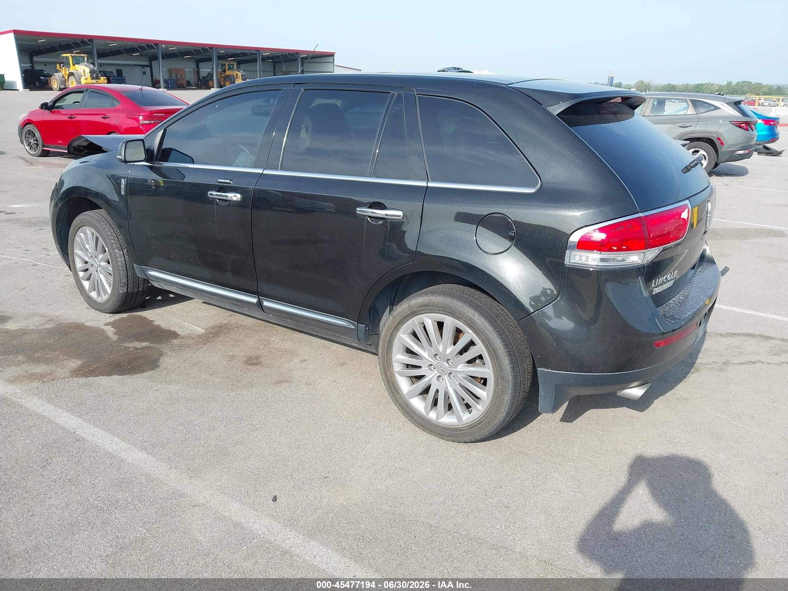 2015 Lincoln Mkx   Black vin: 2LMDJ8JK8FBL20722