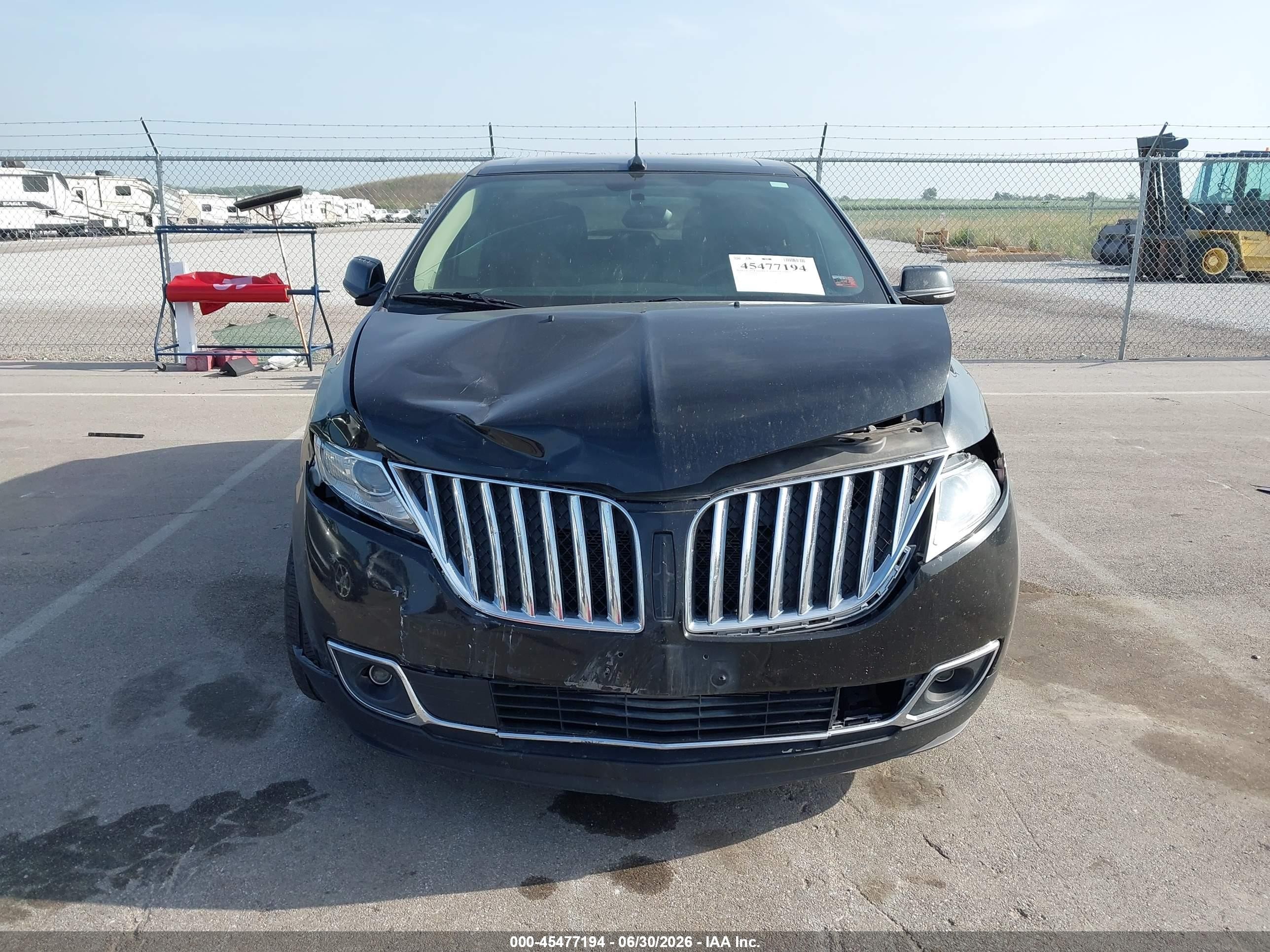 2015 Lincoln Mkx   Black vin: 2LMDJ8JK8FBL20722
