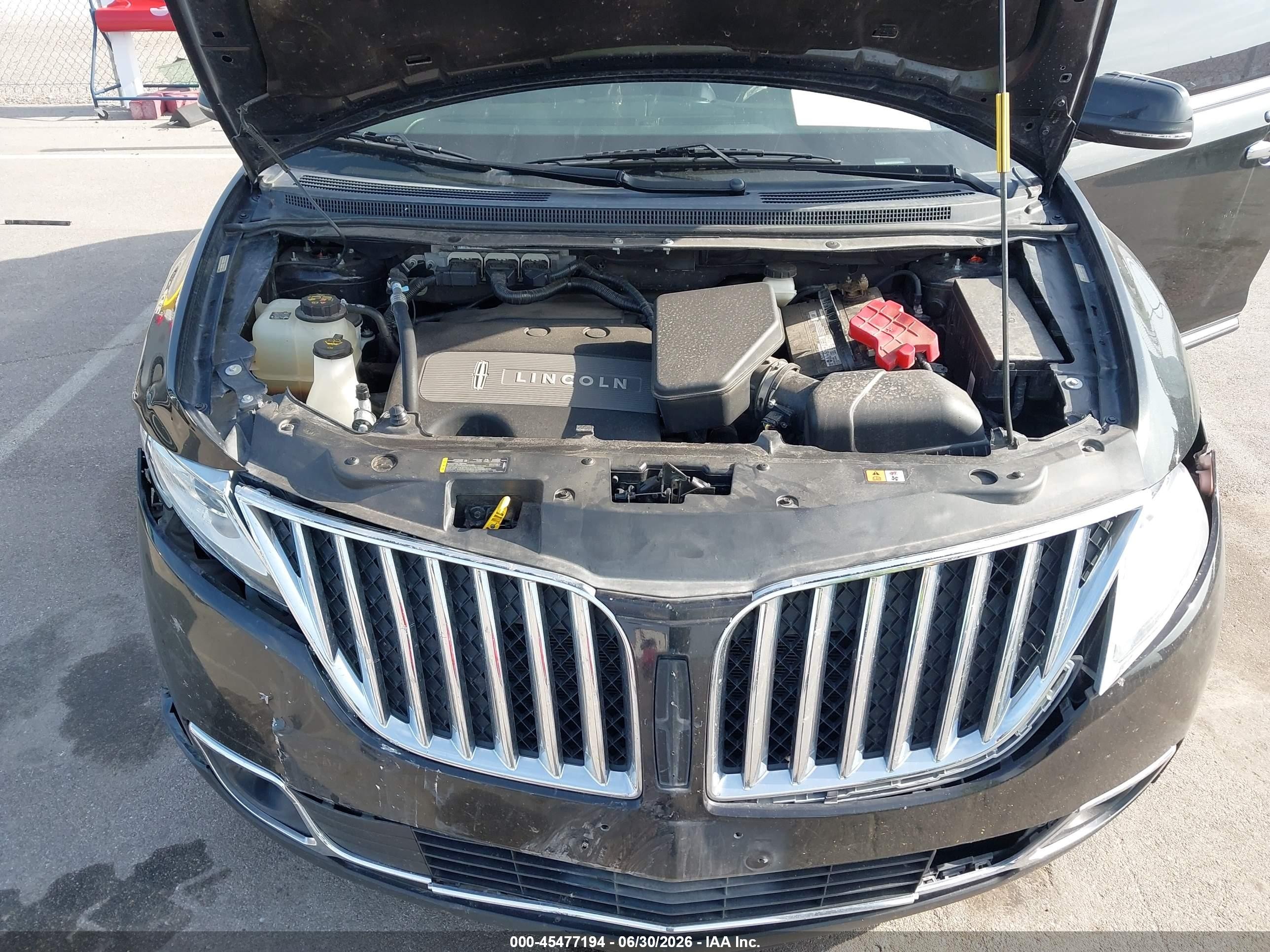 2015 Lincoln Mkx   Black vin: 2LMDJ8JK8FBL20722