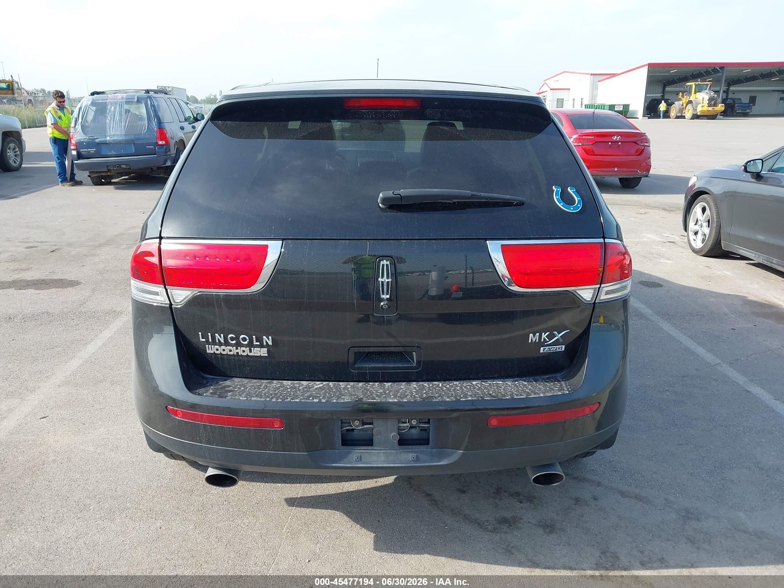 2015 Lincoln Mkx   Black vin: 2LMDJ8JK8FBL20722