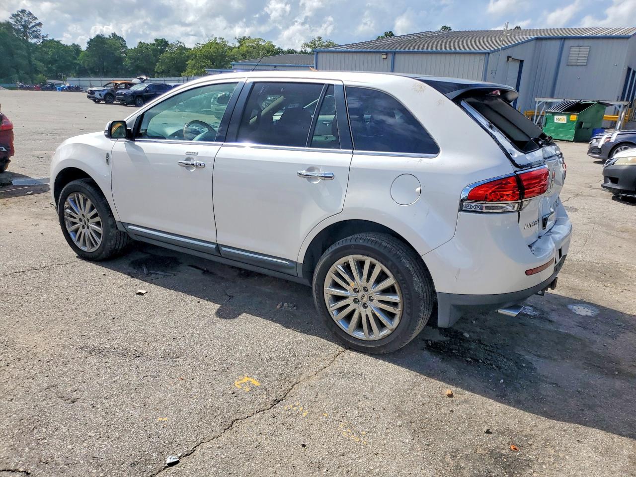 2015 Lincoln Mkx White vin: 2LMDJ8JK8FBL24608