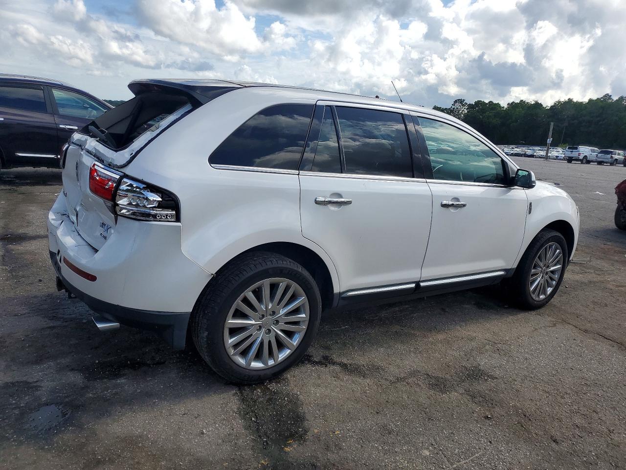 2015 Lincoln Mkx White vin: 2LMDJ8JK8FBL24608