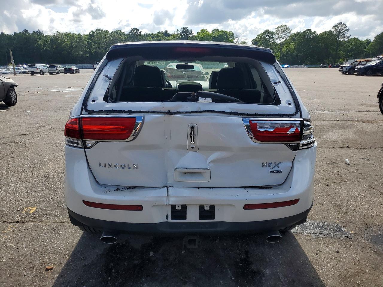 2015 Lincoln Mkx White vin: 2LMDJ8JK8FBL24608