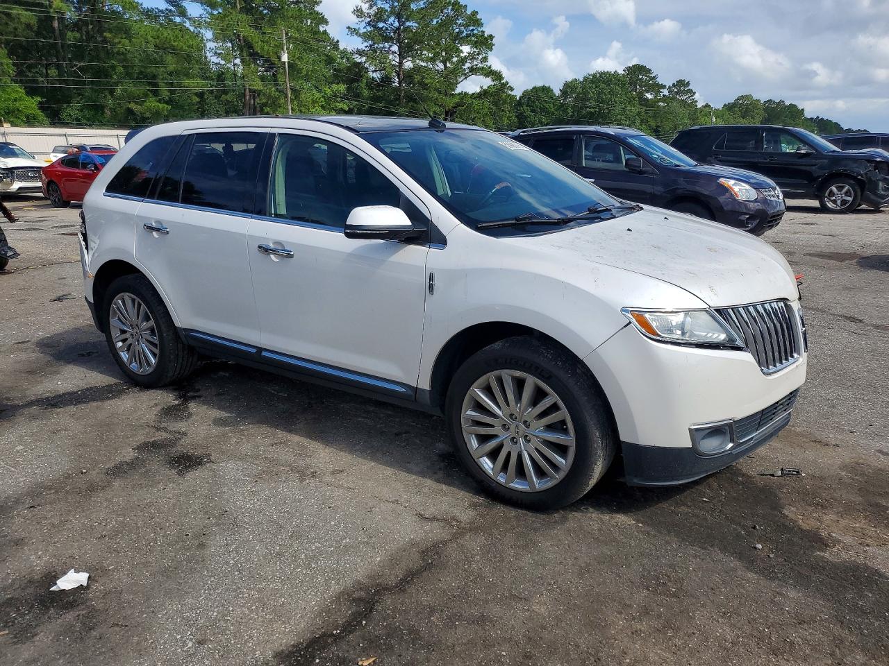 2015 Lincoln Mkx White vin: 2LMDJ8JK8FBL24608