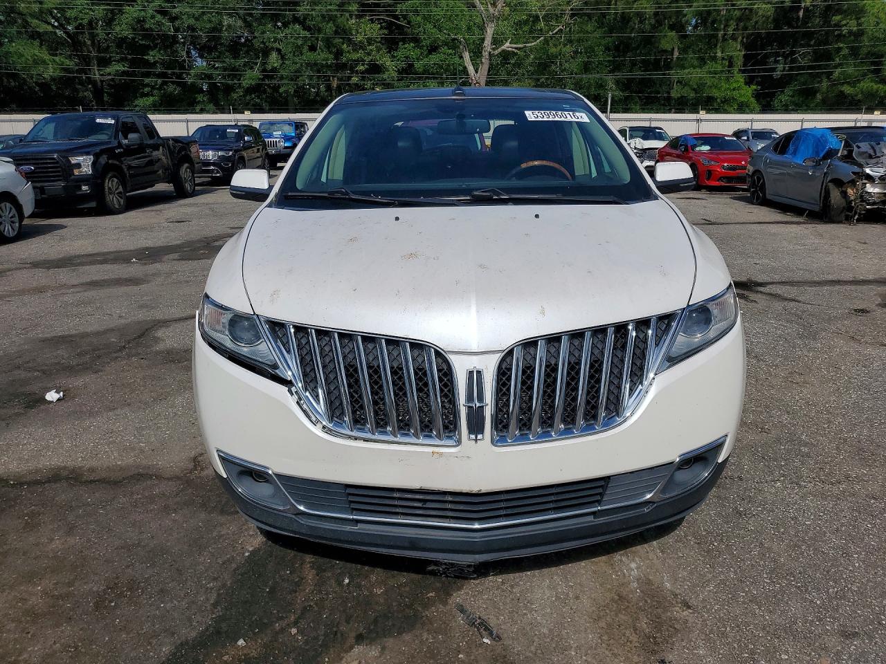 2015 Lincoln Mkx White vin: 2LMDJ8JK8FBL24608