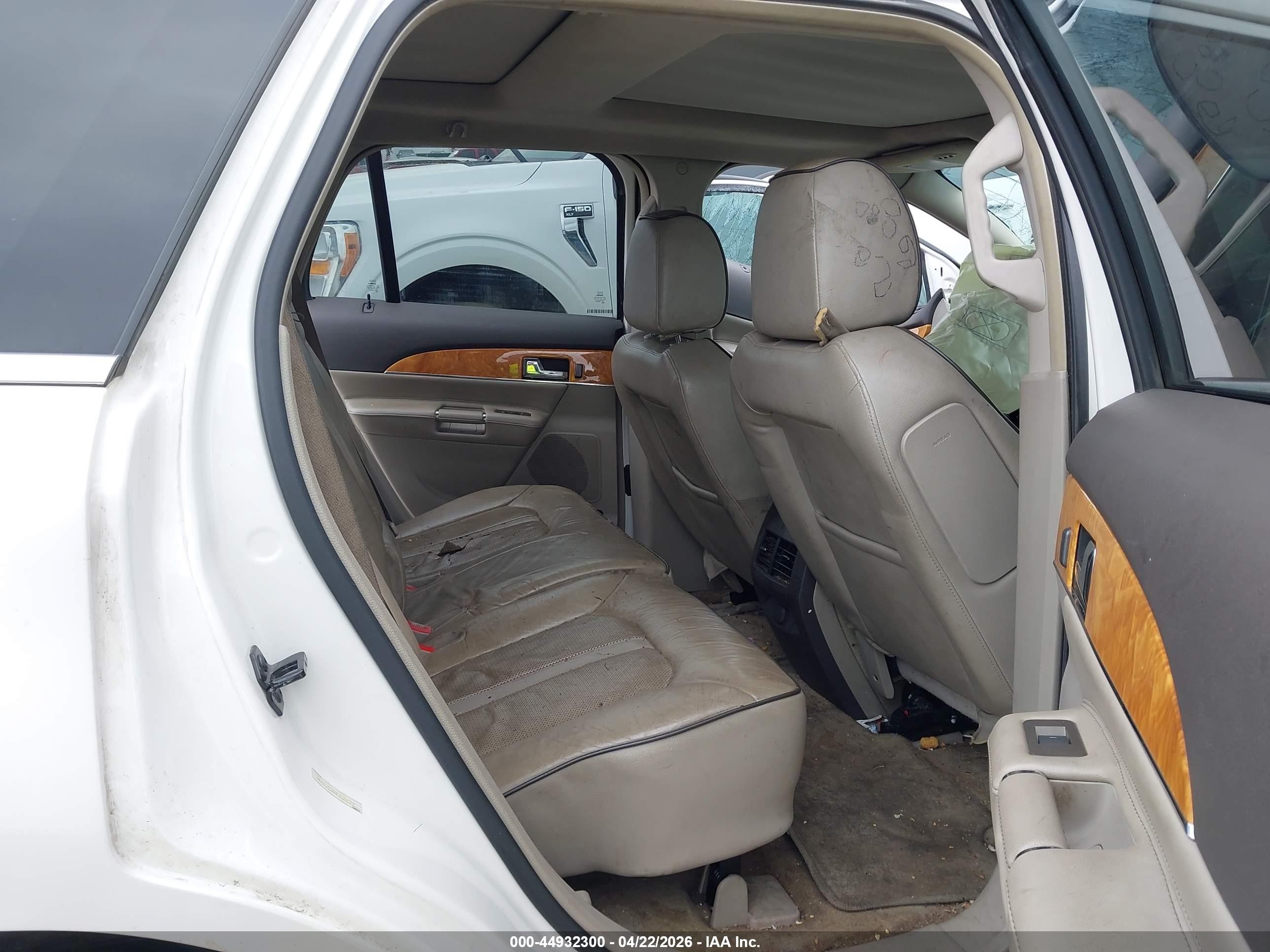 2015 Lincoln Mkx   White vin: 2LMDJ8JK8FBL26018