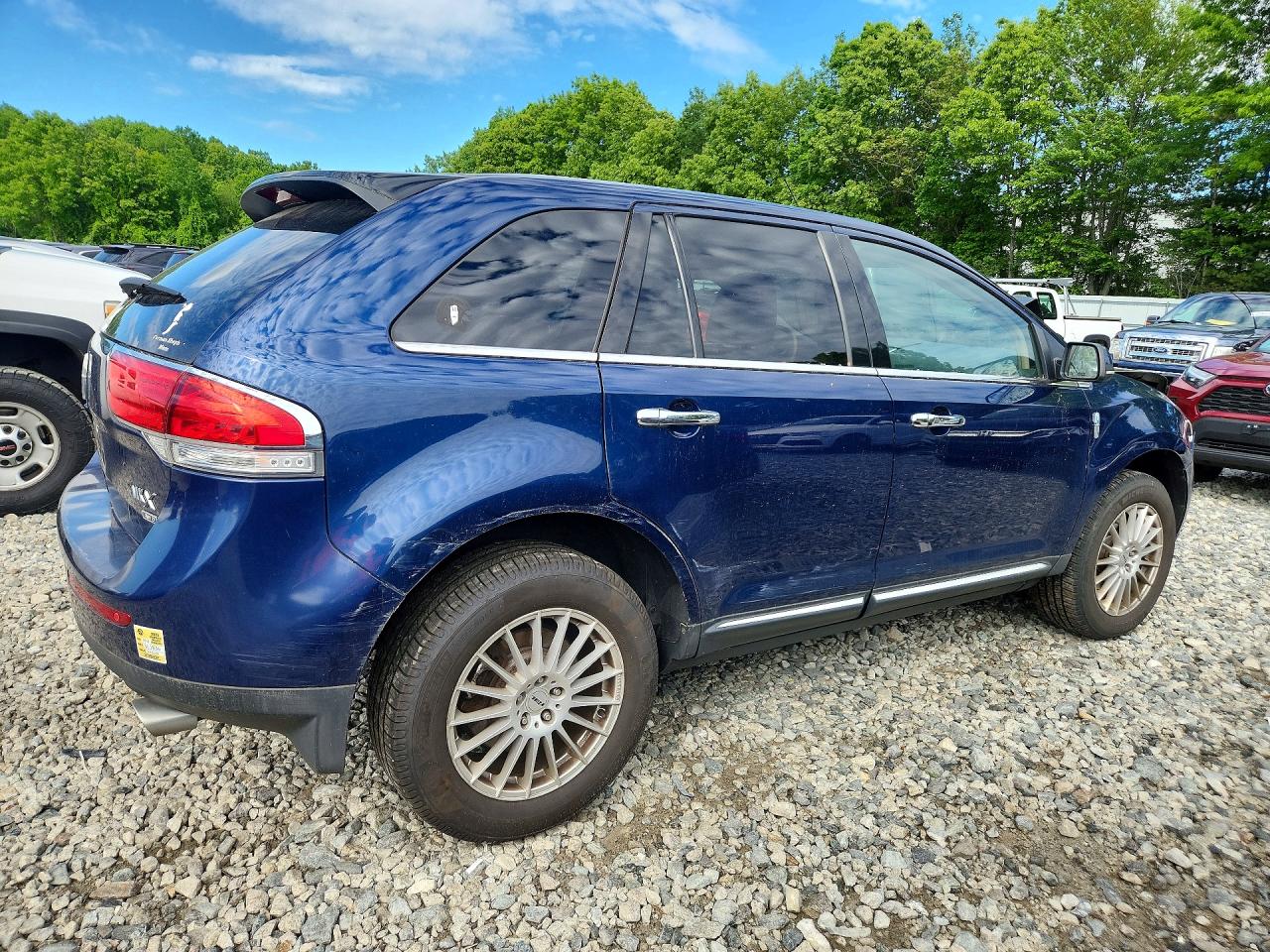 2012 Lincoln Mkx Blue vin: 2LMDJ8JK9CBL07747