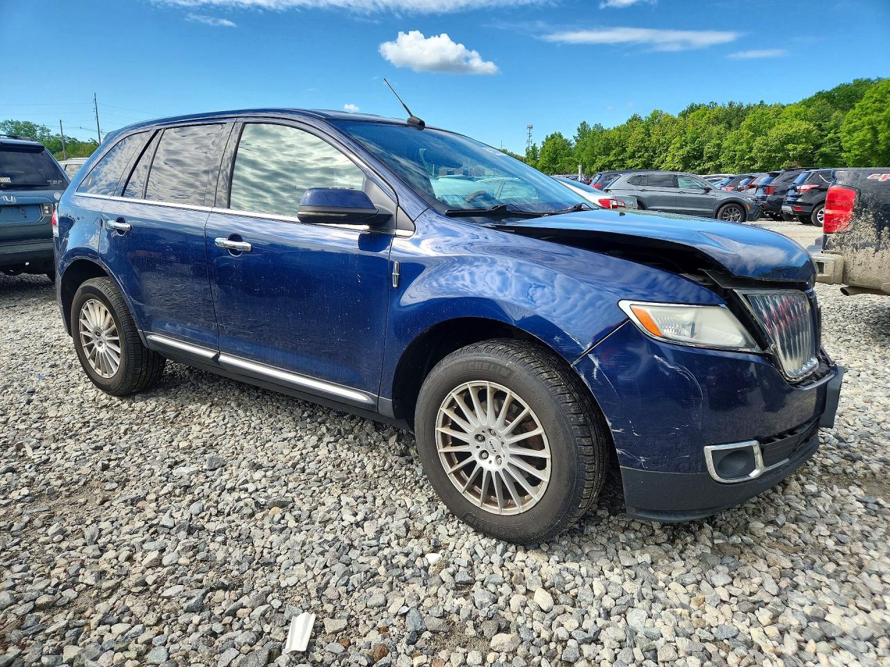 2012 Lincoln Mkx Blue vin: 2LMDJ8JK9CBL07747