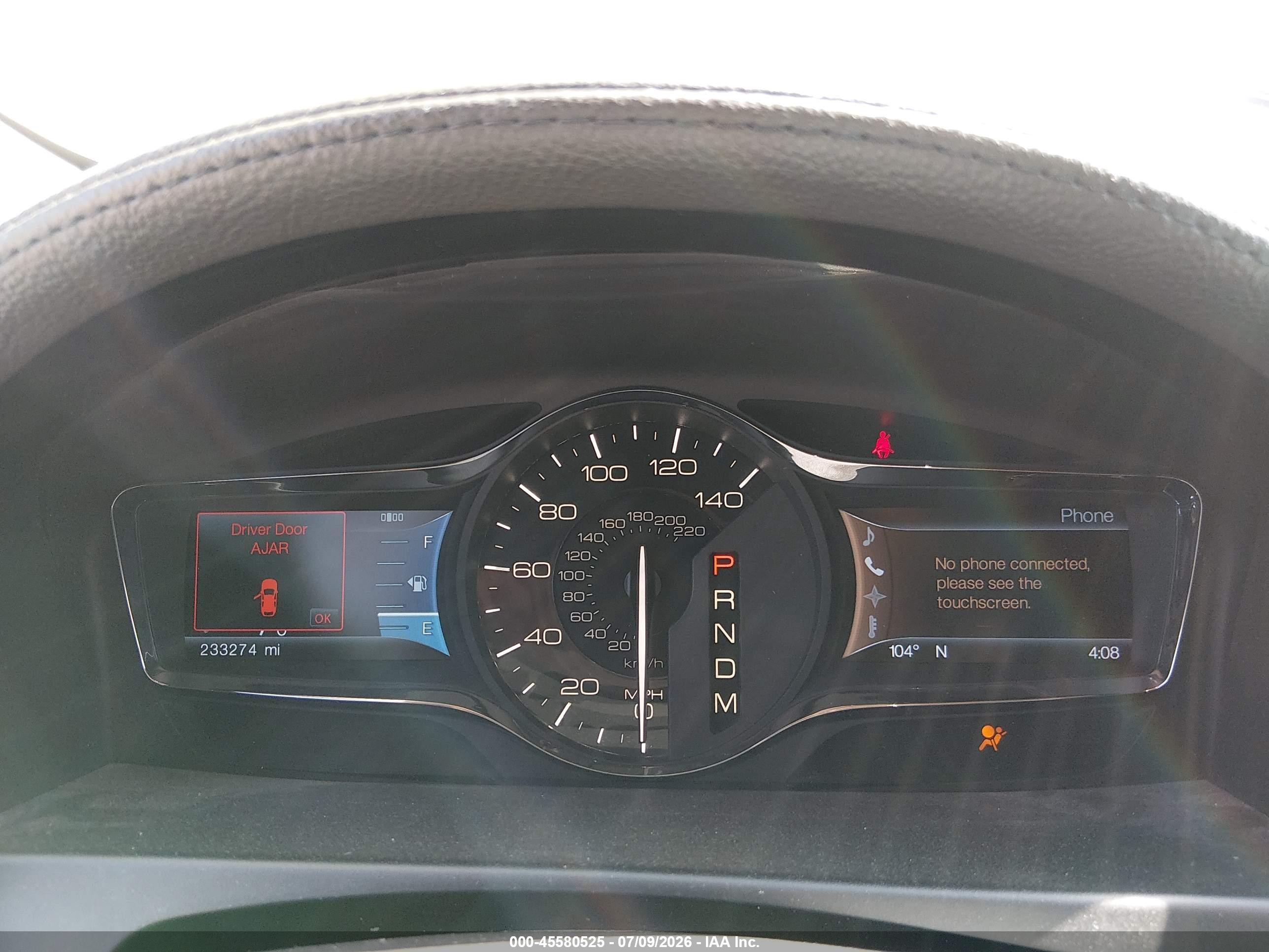 2012 Lincoln Mkx   Черный vin: 2LMDJ8JK9CBL08641