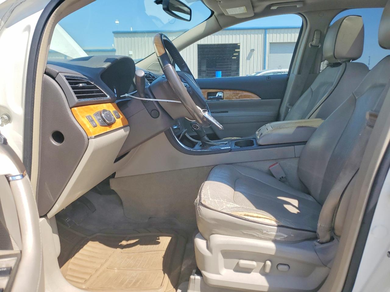 2012 Lincoln Mkx White vin: 2LMDJ8JK9CBL10602