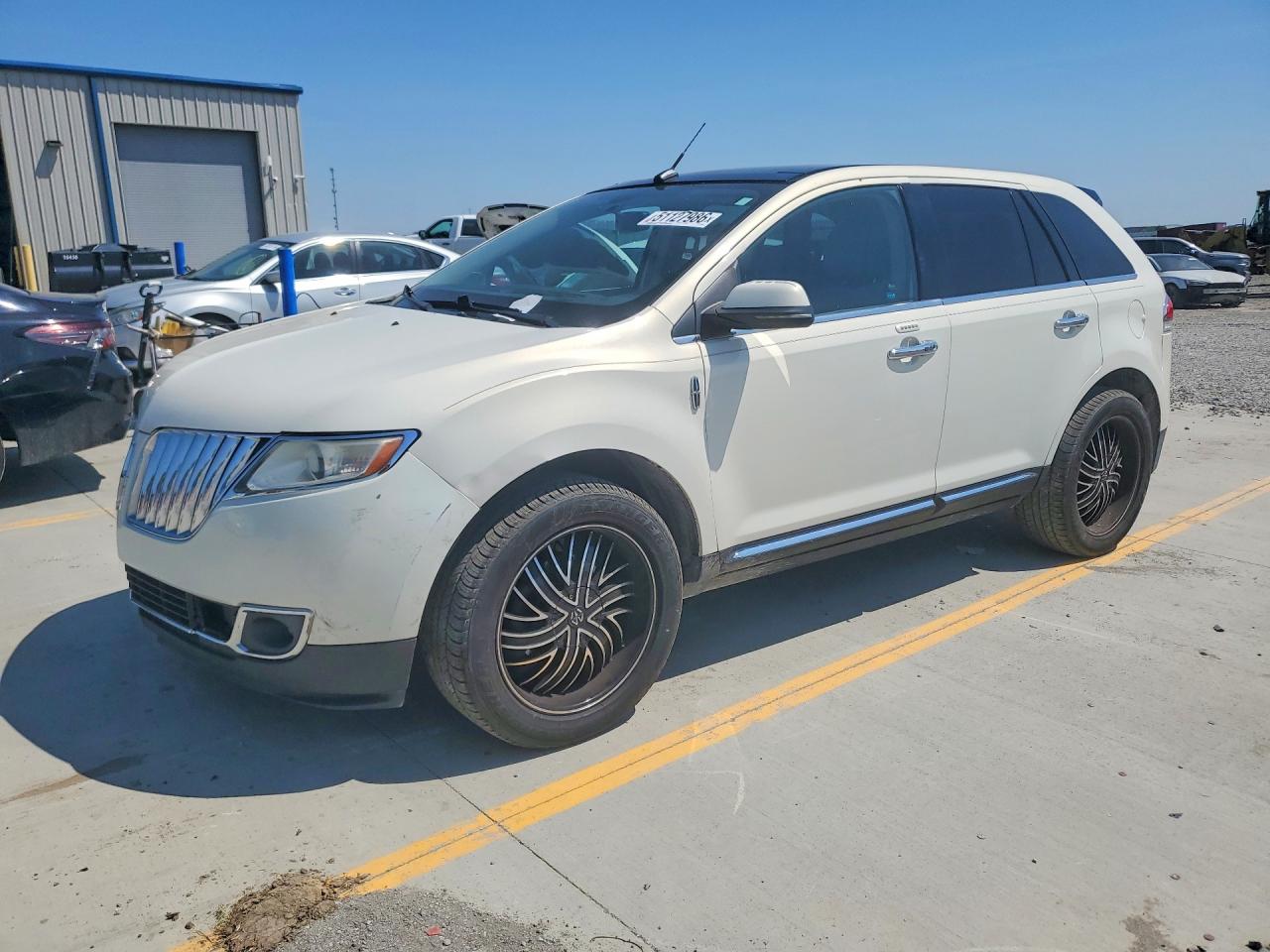 2012 Lincoln Mkx White vin: 2LMDJ8JK9CBL10602