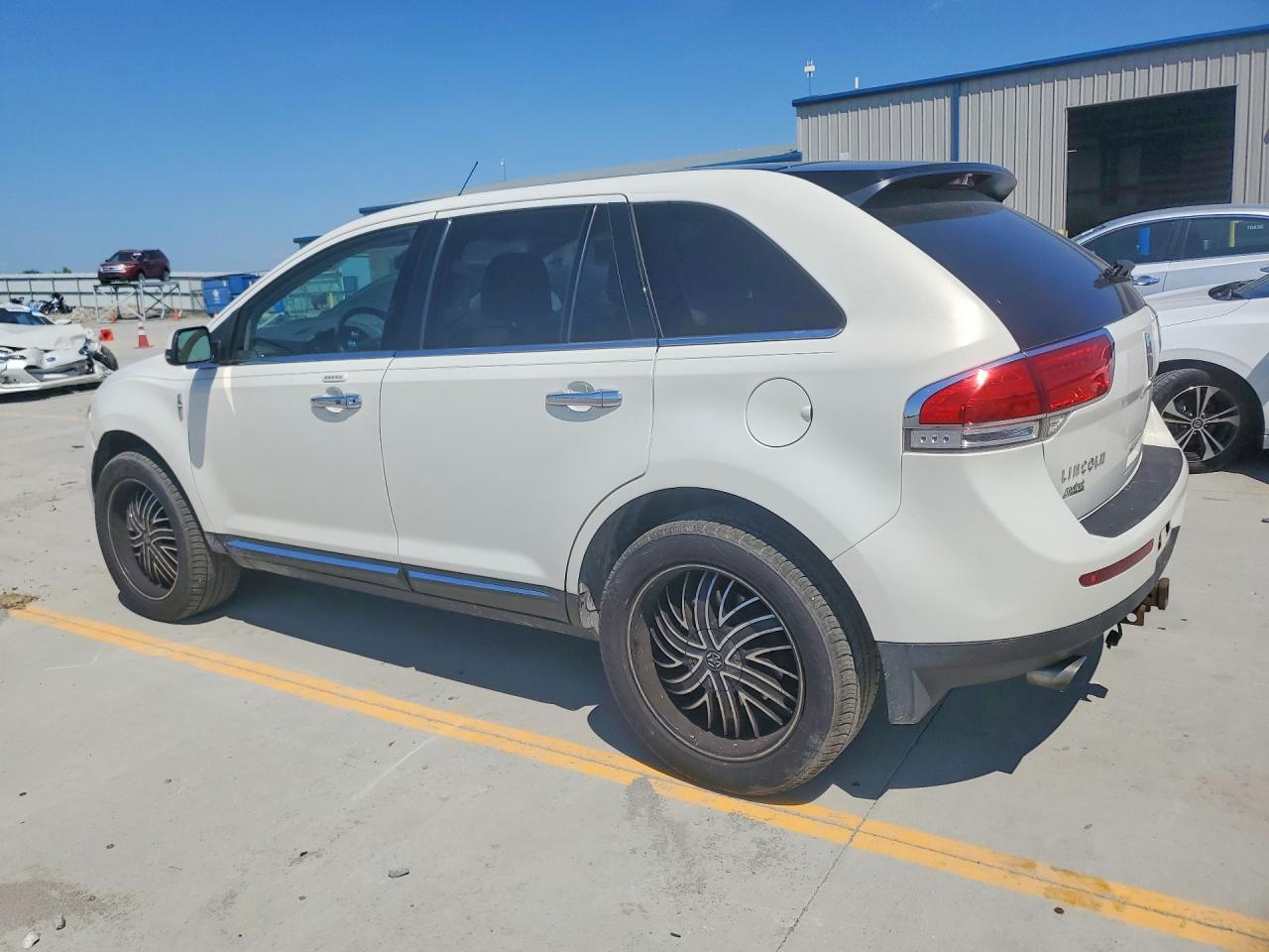 2012 Lincoln Mkx White vin: 2LMDJ8JK9CBL10602