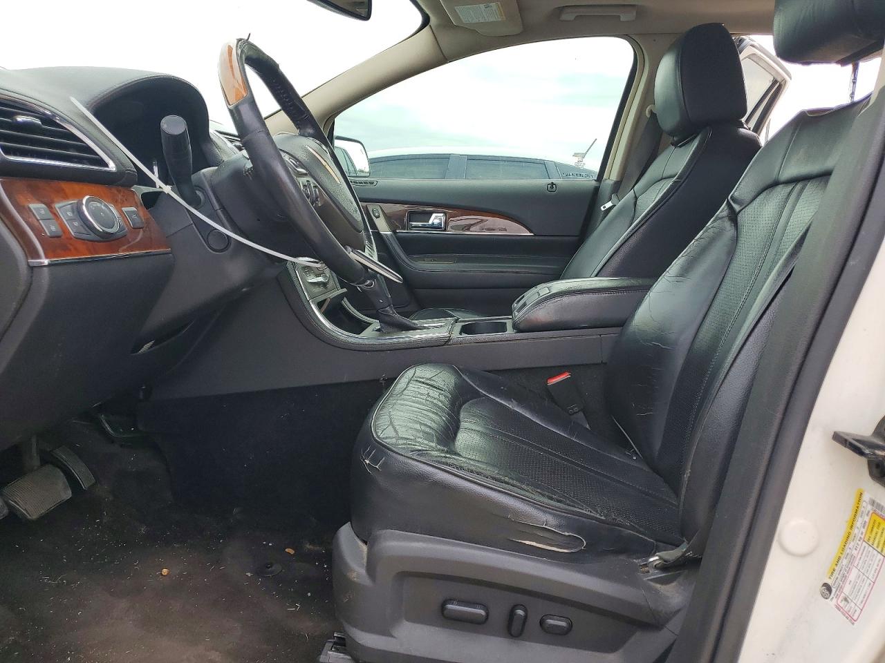 2012 Lincoln Mkx Белый vin: 2LMDJ8JK9CBL12074