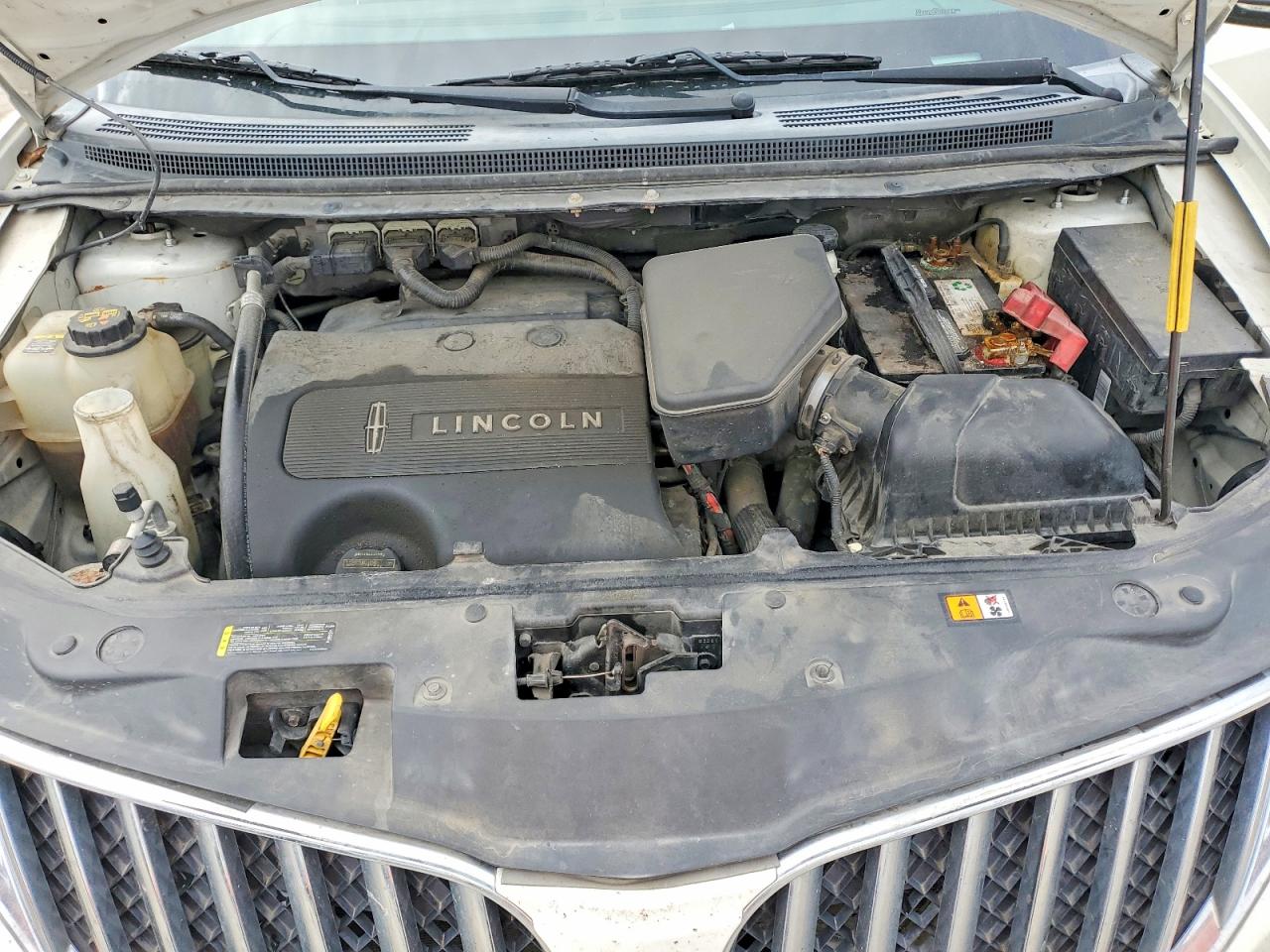 2012 Lincoln Mkx Белый vin: 2LMDJ8JK9CBL12074