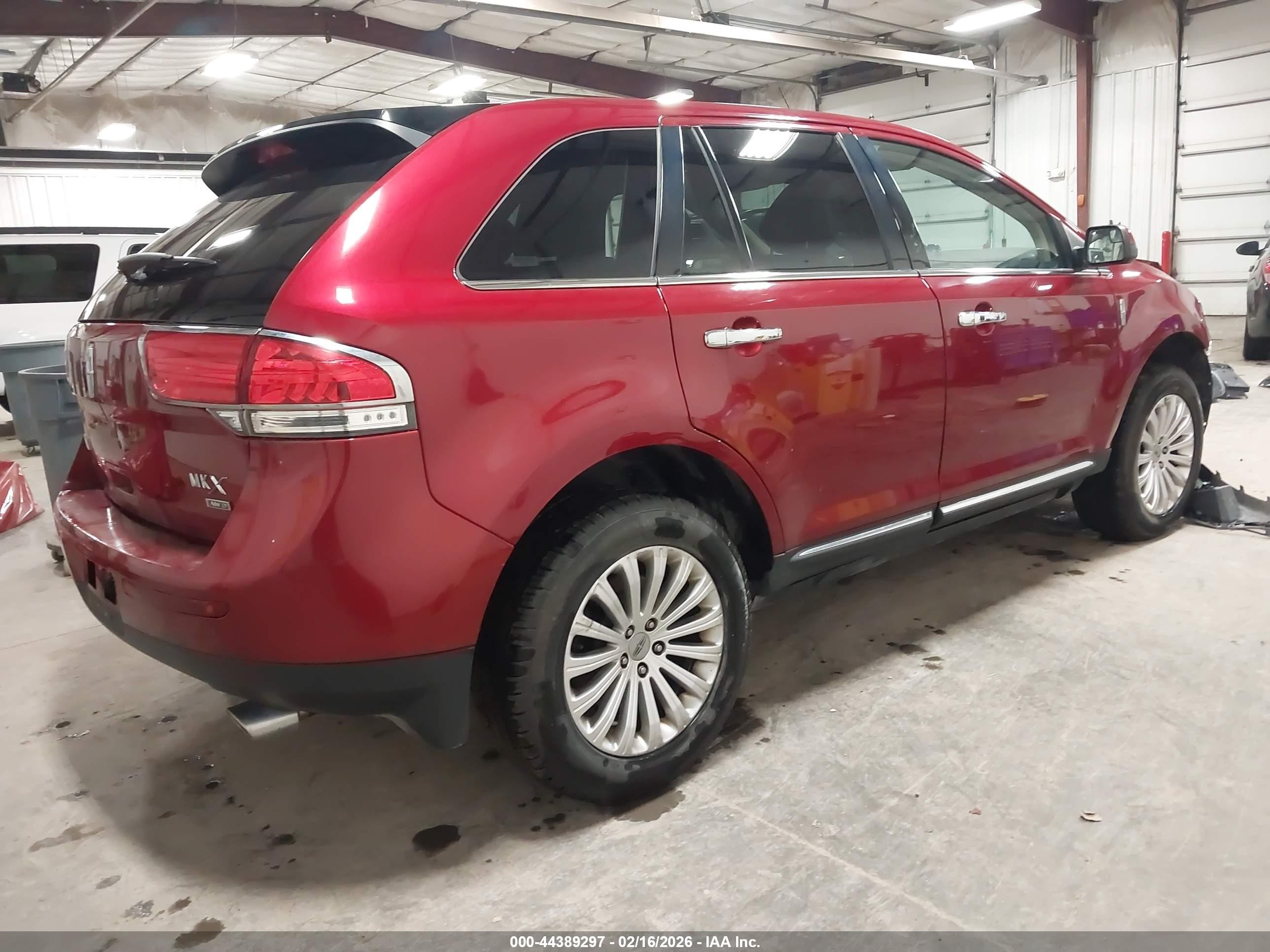 2013 Lincoln Mkx   Red vin: 2LMDJ8JK9DBL32391