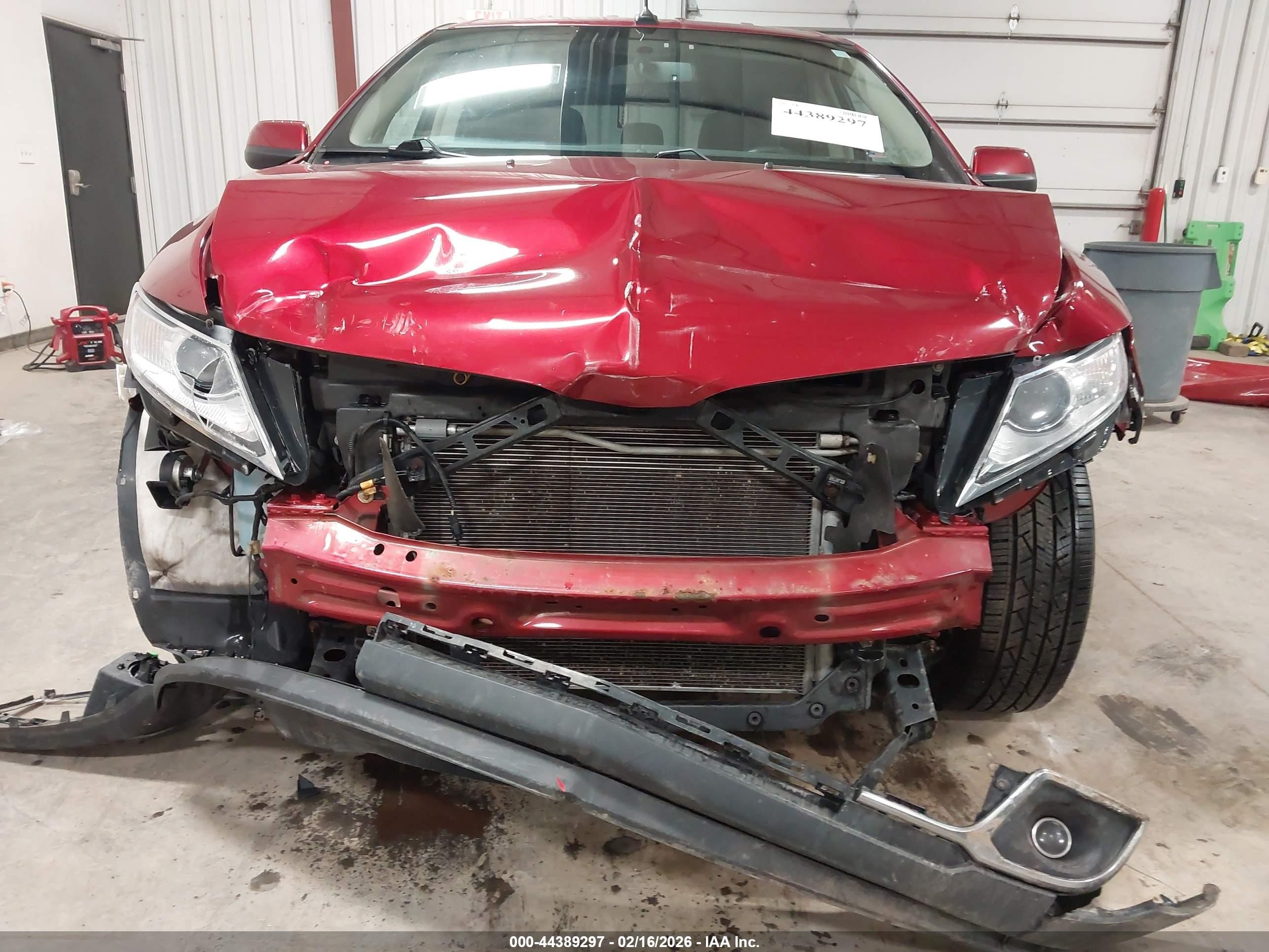 2013 Lincoln Mkx   Red vin: 2LMDJ8JK9DBL32391