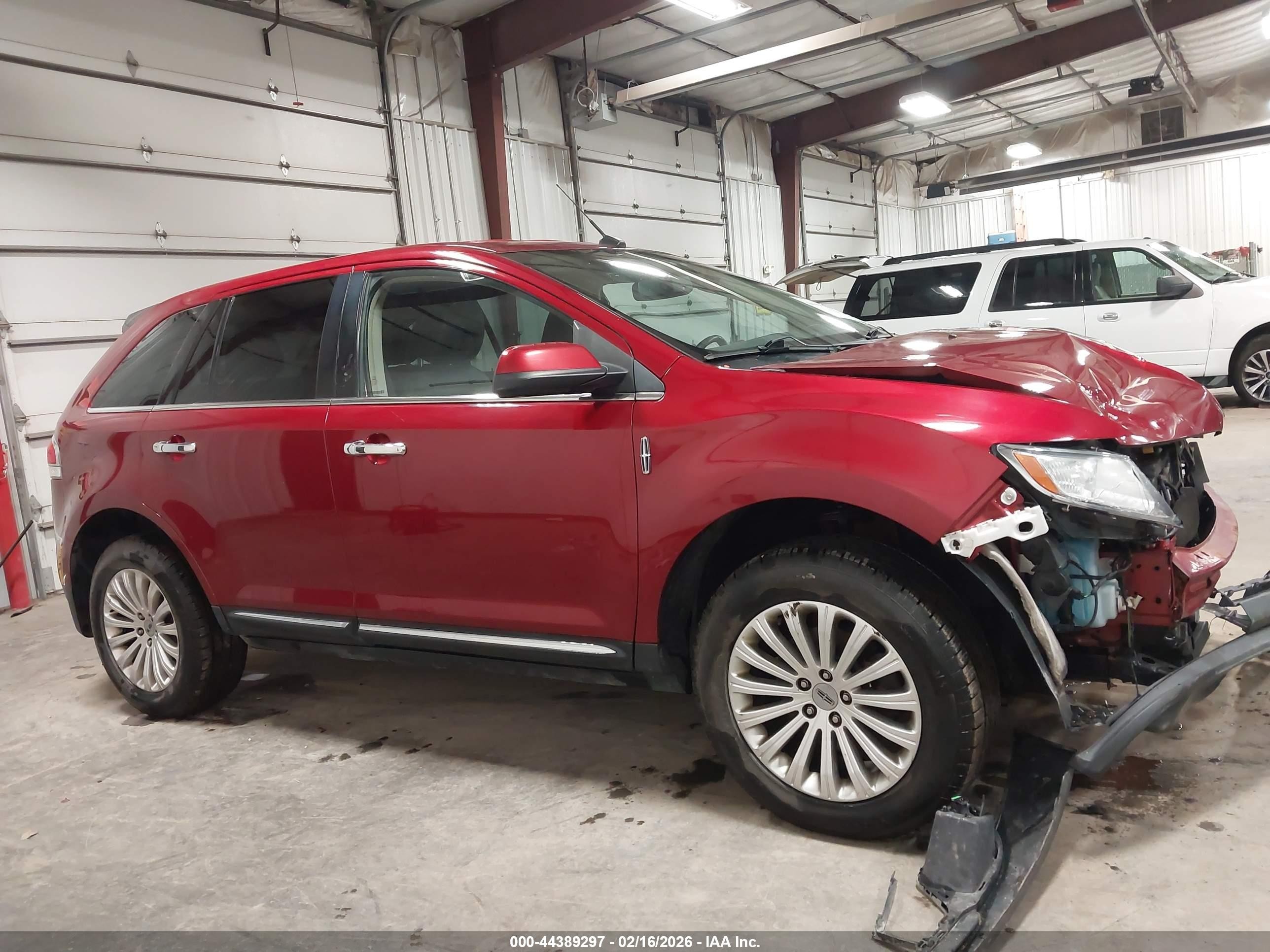 2013 Lincoln Mkx   Red vin: 2LMDJ8JK9DBL32391