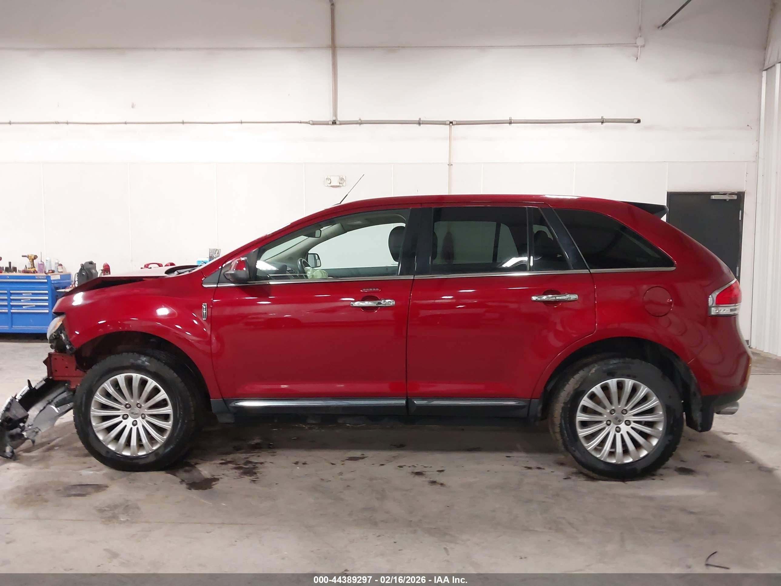 2013 Lincoln Mkx   Red vin: 2LMDJ8JK9DBL32391