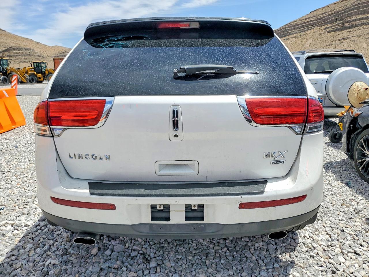 2014 Lincoln Mkx White vin: 2LMDJ8JK9EBL00932