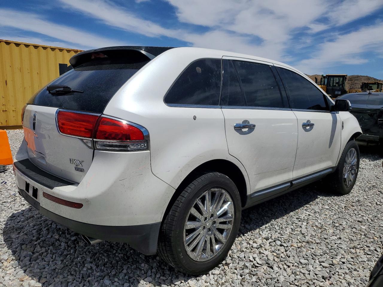 2014 Lincoln Mkx White vin: 2LMDJ8JK9EBL00932