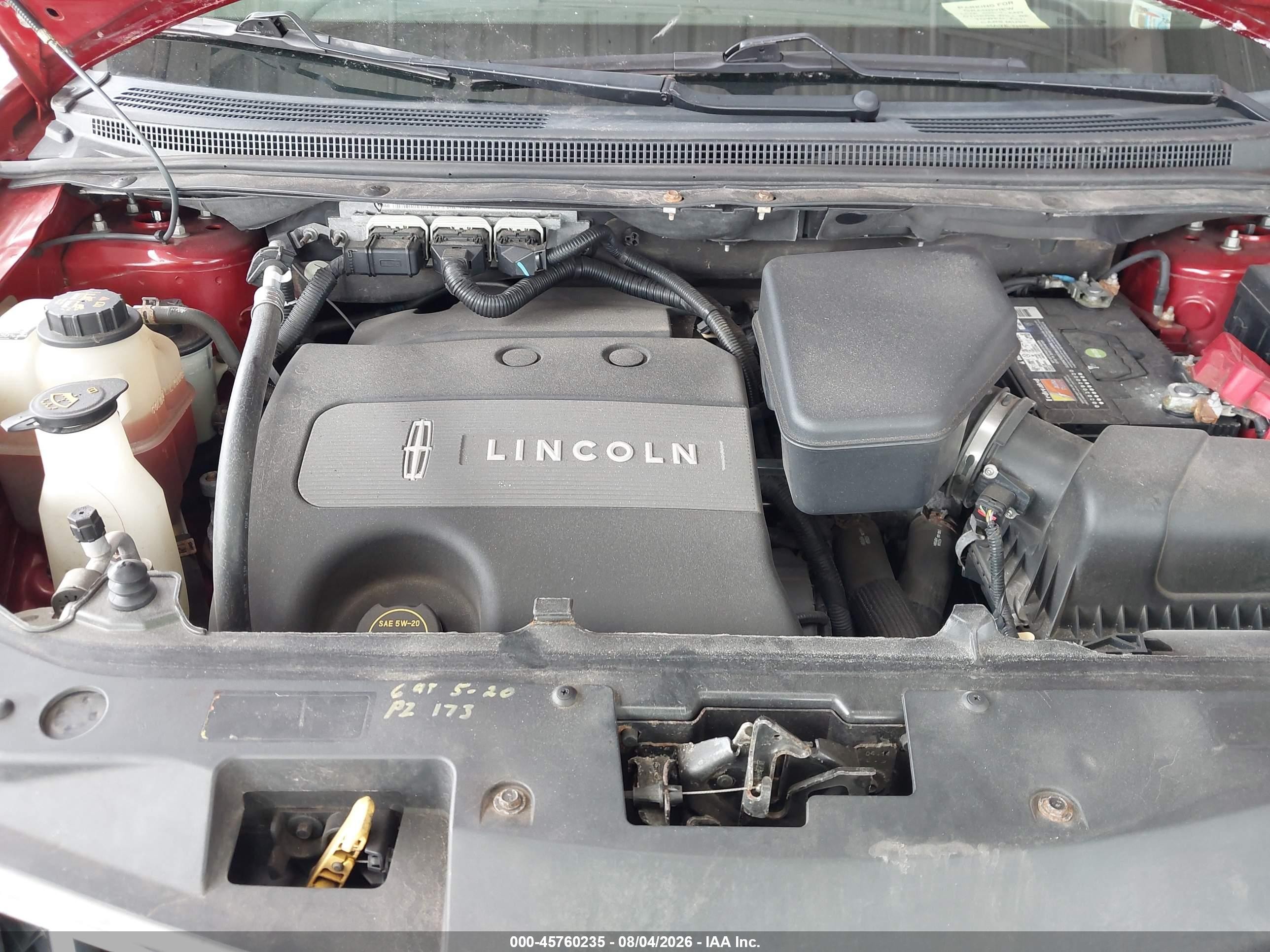 2014 Lincoln Mkx   Красный vin: 2LMDJ8JK9EBL08609