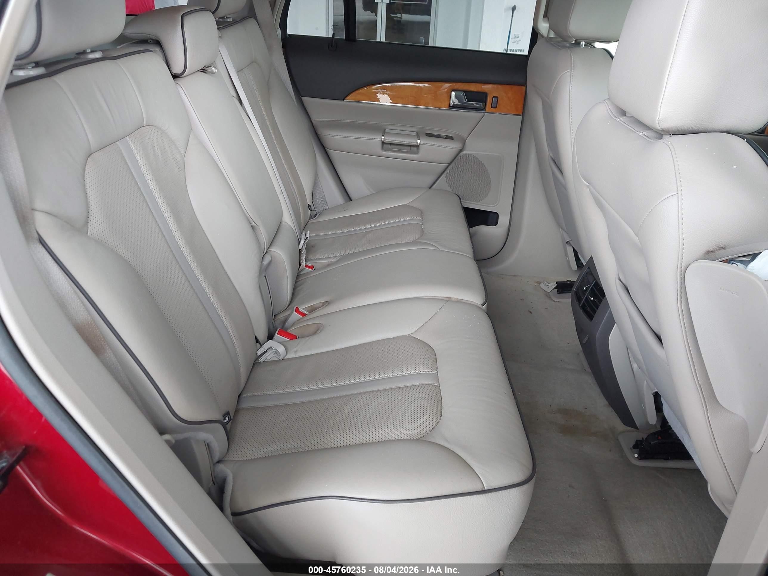 2014 Lincoln Mkx   Красный vin: 2LMDJ8JK9EBL08609