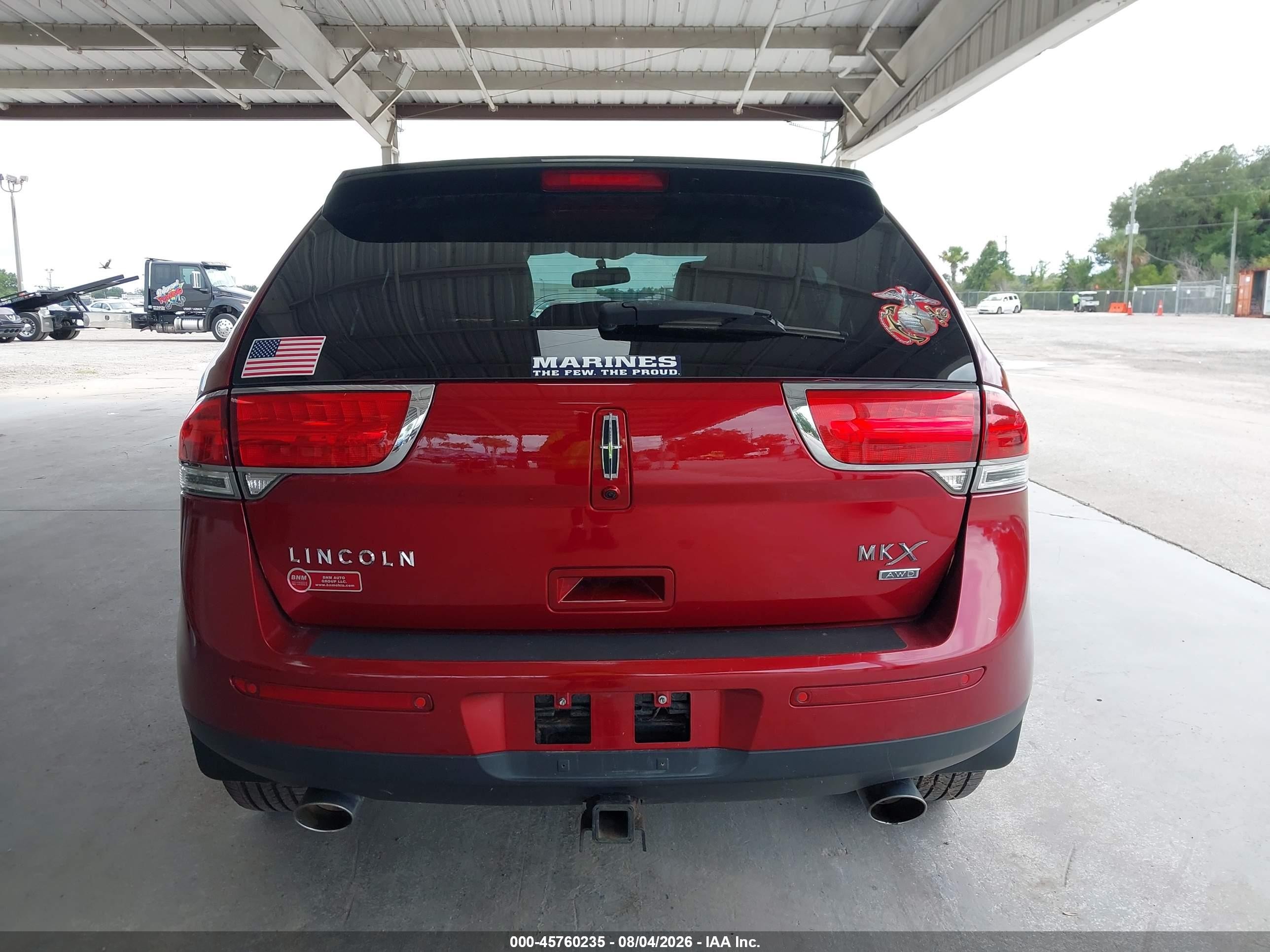 2014 Lincoln Mkx   Красный vin: 2LMDJ8JK9EBL08609