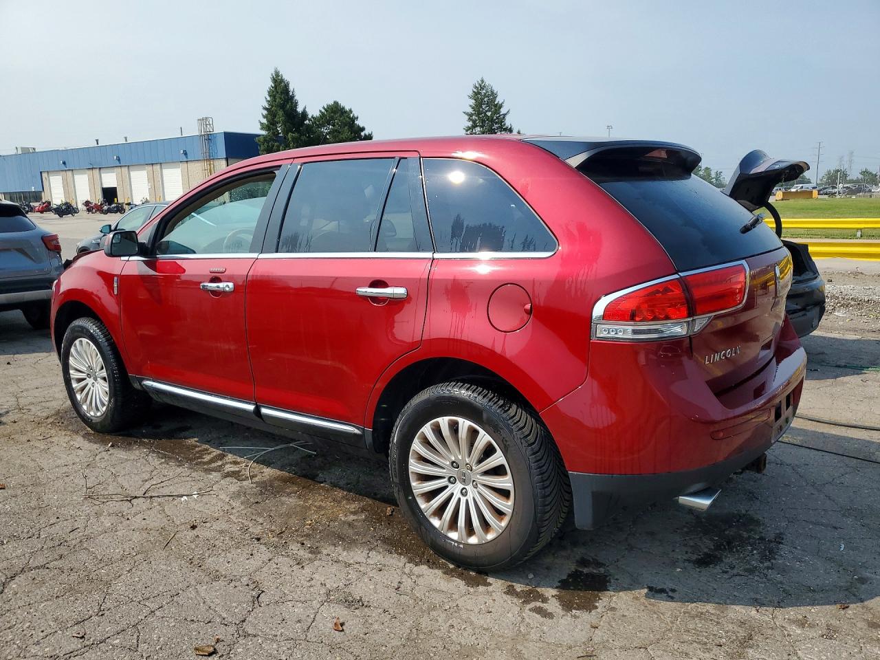2014 Lincoln Mkx Red vin: 2LMDJ8JK9EBL09467