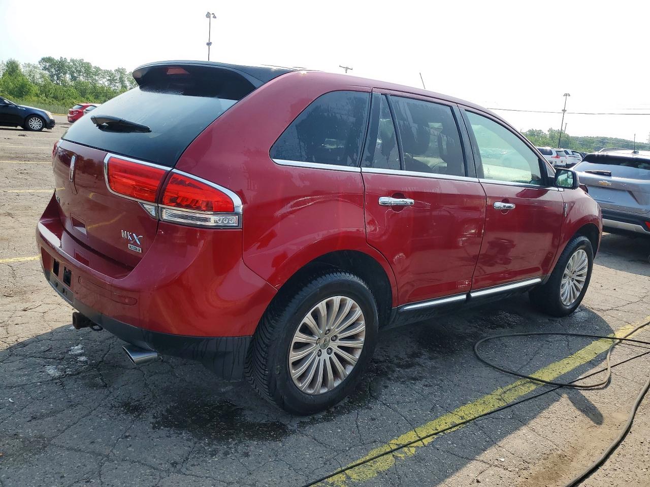 2014 Lincoln Mkx Red vin: 2LMDJ8JK9EBL09467