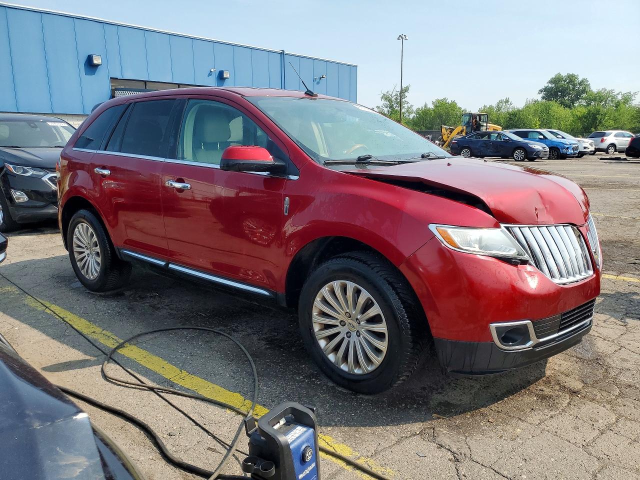 2014 Lincoln Mkx Red vin: 2LMDJ8JK9EBL09467