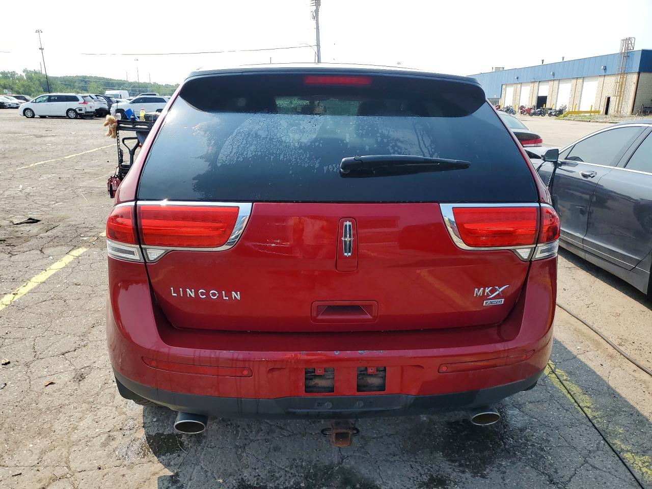 2014 Lincoln Mkx Red vin: 2LMDJ8JK9EBL09467
