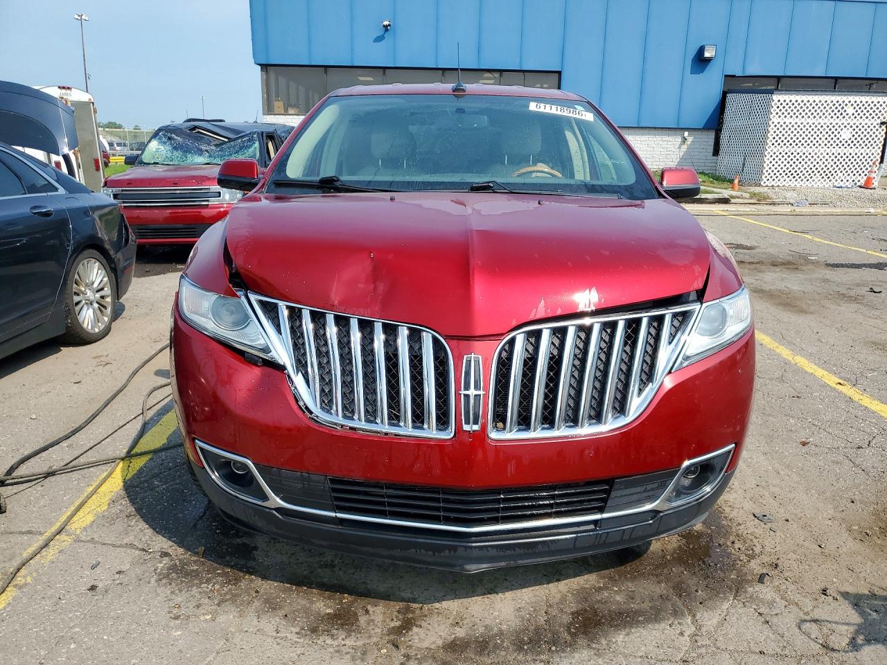 2014 Lincoln Mkx Red vin: 2LMDJ8JK9EBL09467