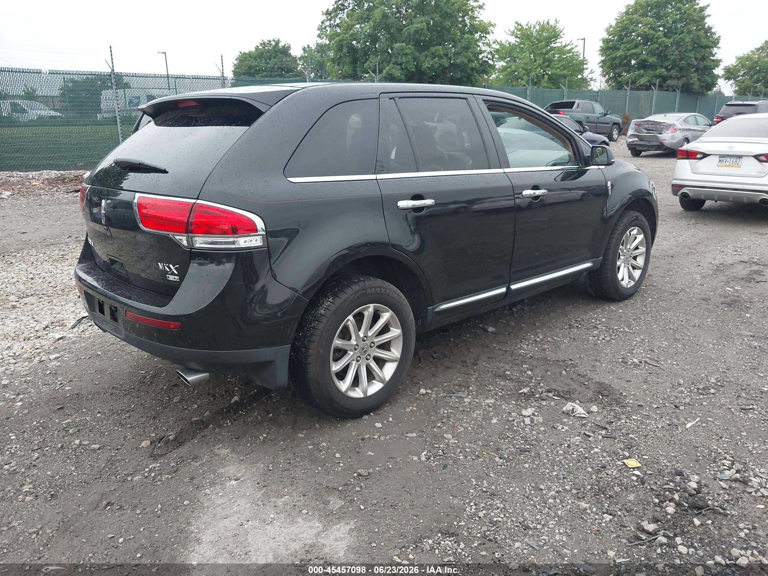 2014 Lincoln Mkx   Black vin: 2LMDJ8JK9EBL12191