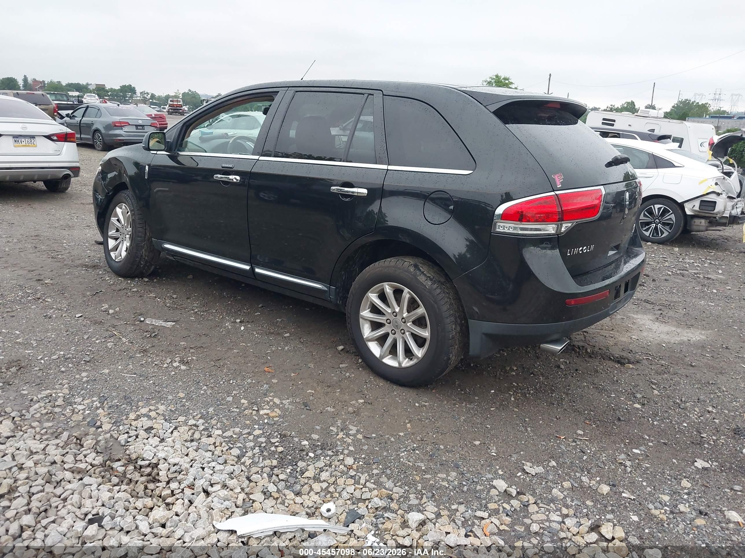 2014 Lincoln Mkx   Black vin: 2LMDJ8JK9EBL12191