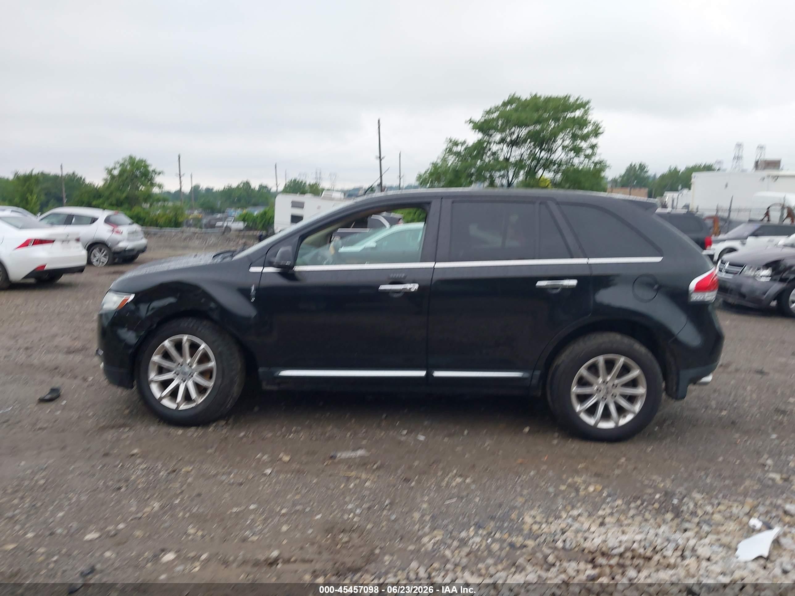 2014 Lincoln Mkx   Black vin: 2LMDJ8JK9EBL12191
