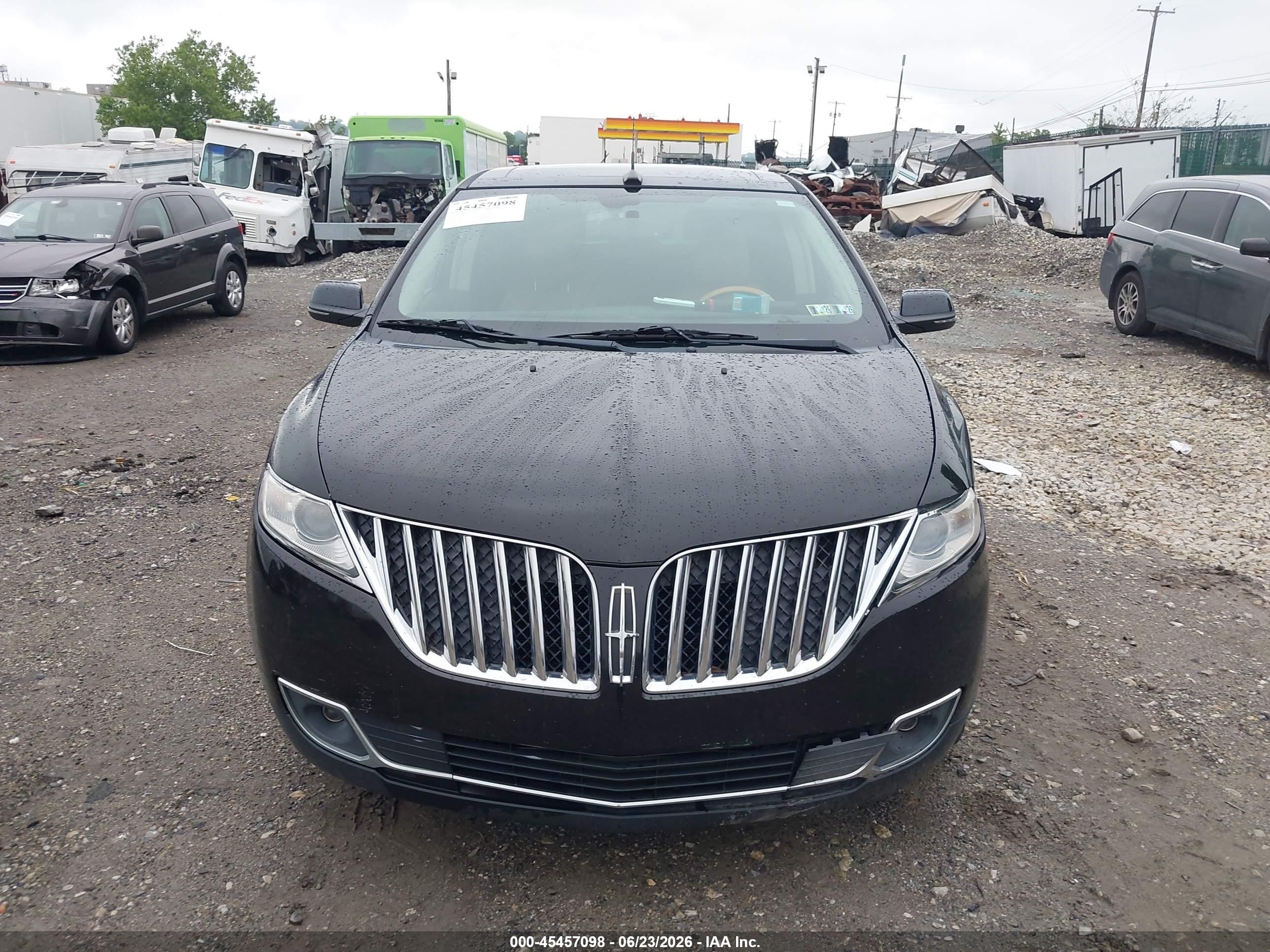 2014 Lincoln Mkx   Black vin: 2LMDJ8JK9EBL12191