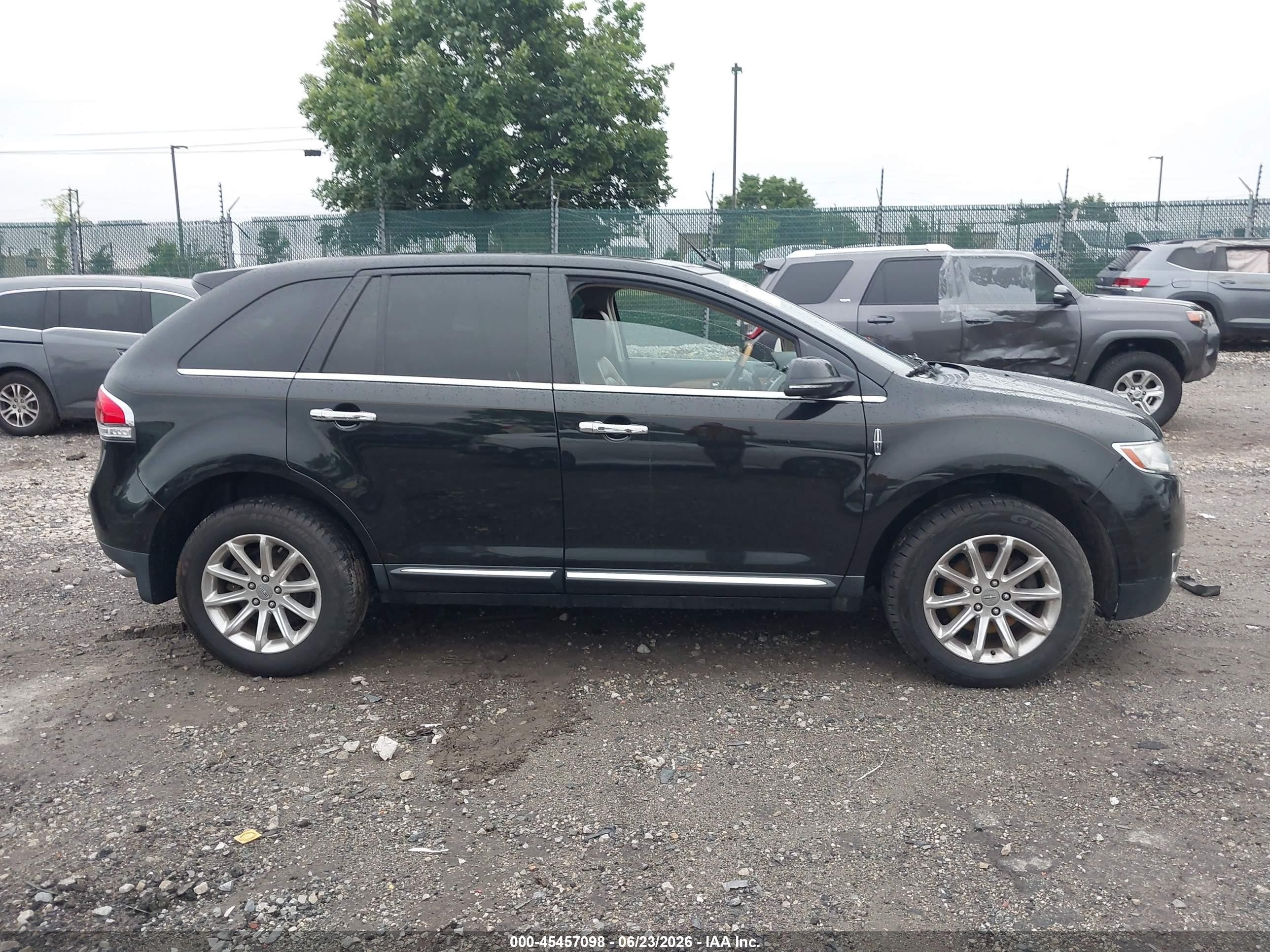 2014 Lincoln Mkx   Black vin: 2LMDJ8JK9EBL12191