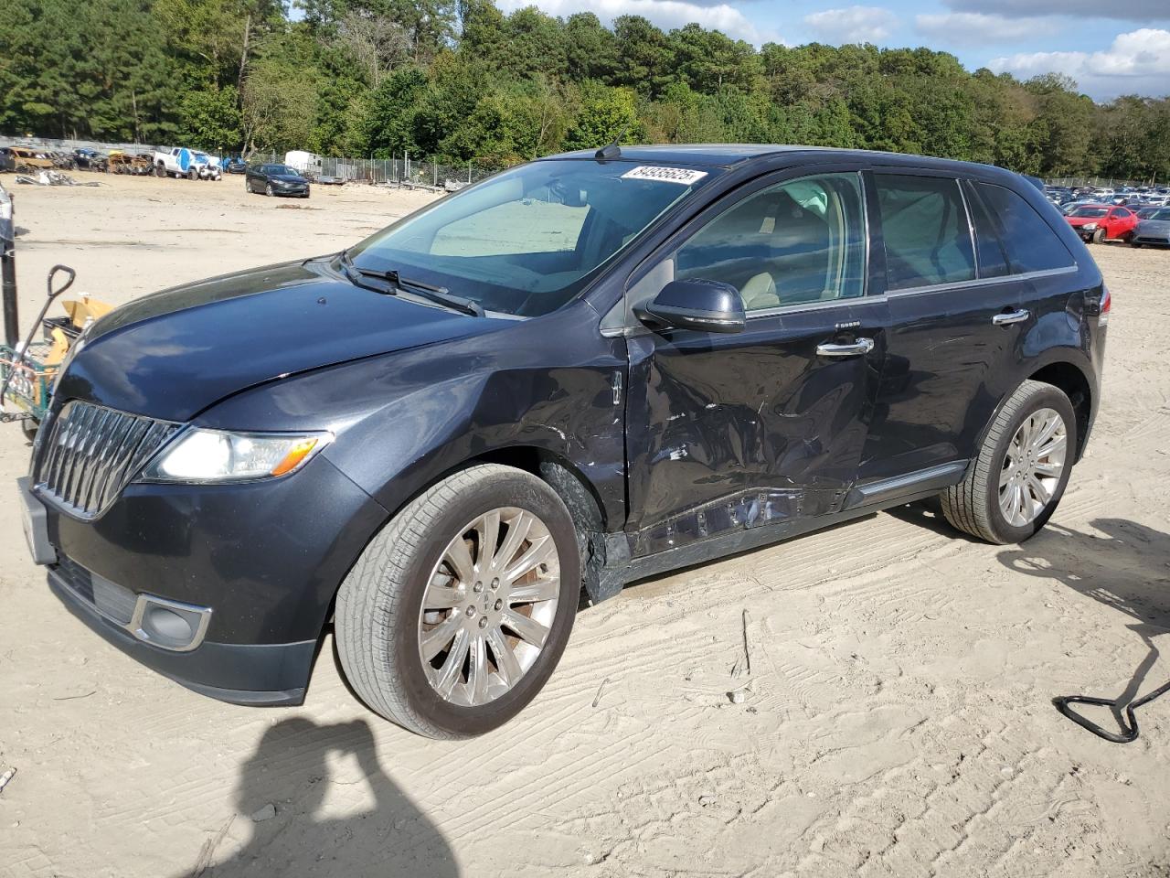 2014 Lincoln Mkx Blue vin: 2LMDJ8JK9EBL13079