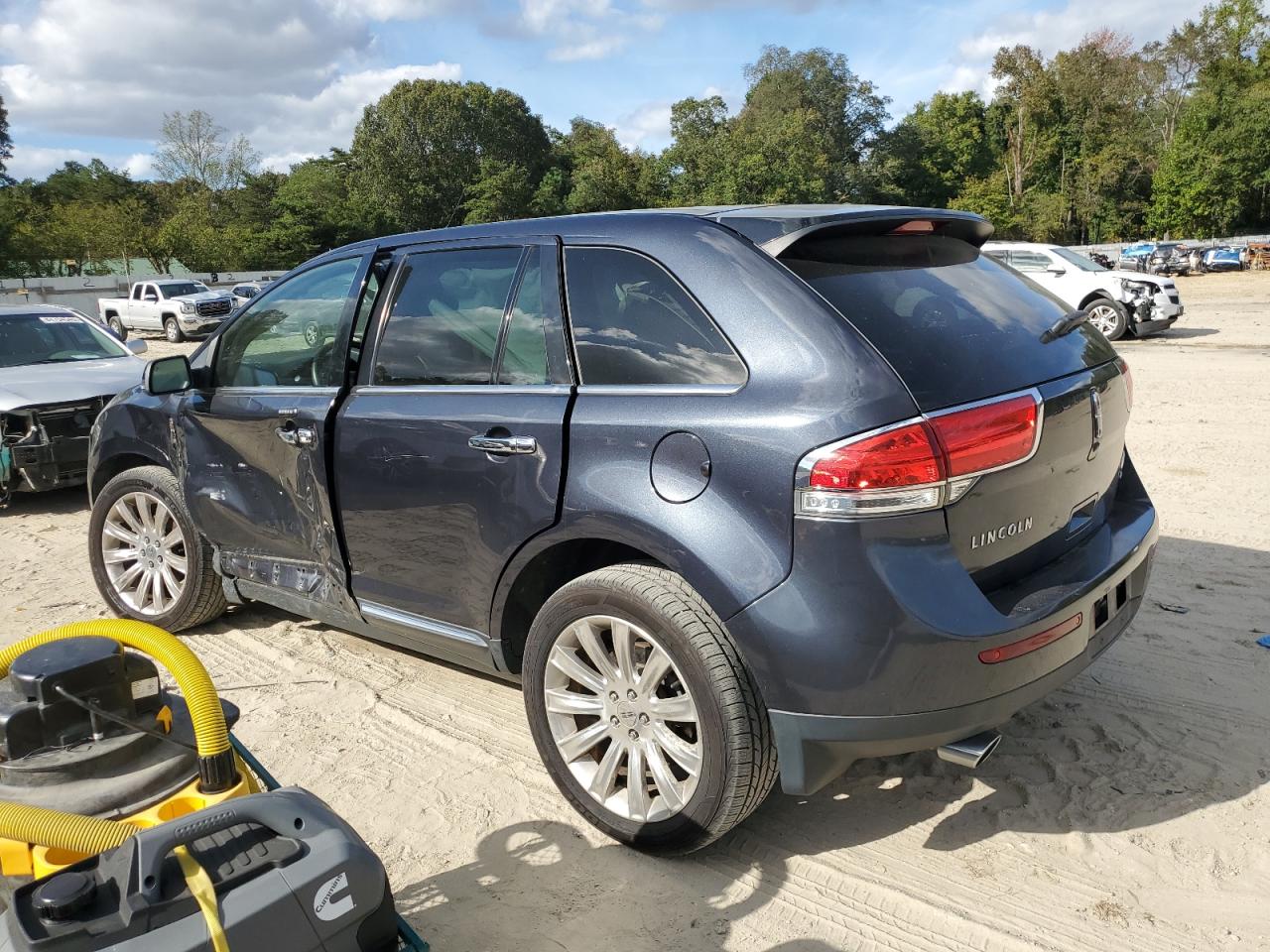 2014 Lincoln Mkx Blue vin: 2LMDJ8JK9EBL13079
