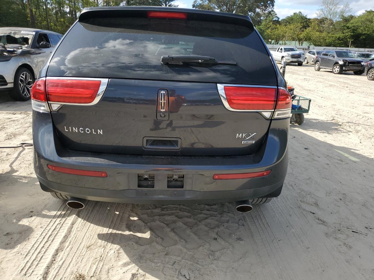 2014 Lincoln Mkx Blue vin: 2LMDJ8JK9EBL13079