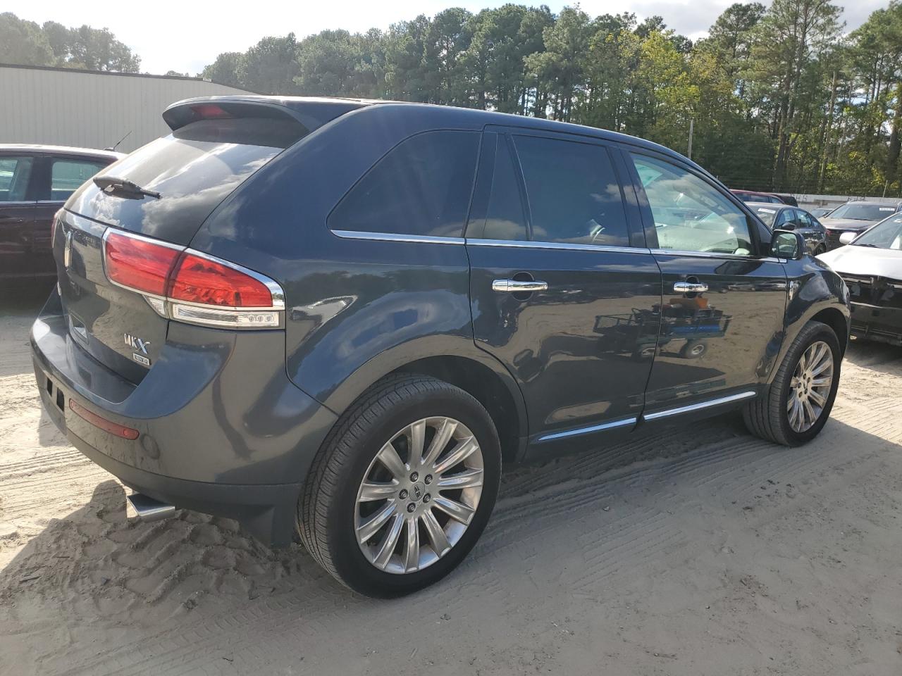 2014 Lincoln Mkx Blue vin: 2LMDJ8JK9EBL13079