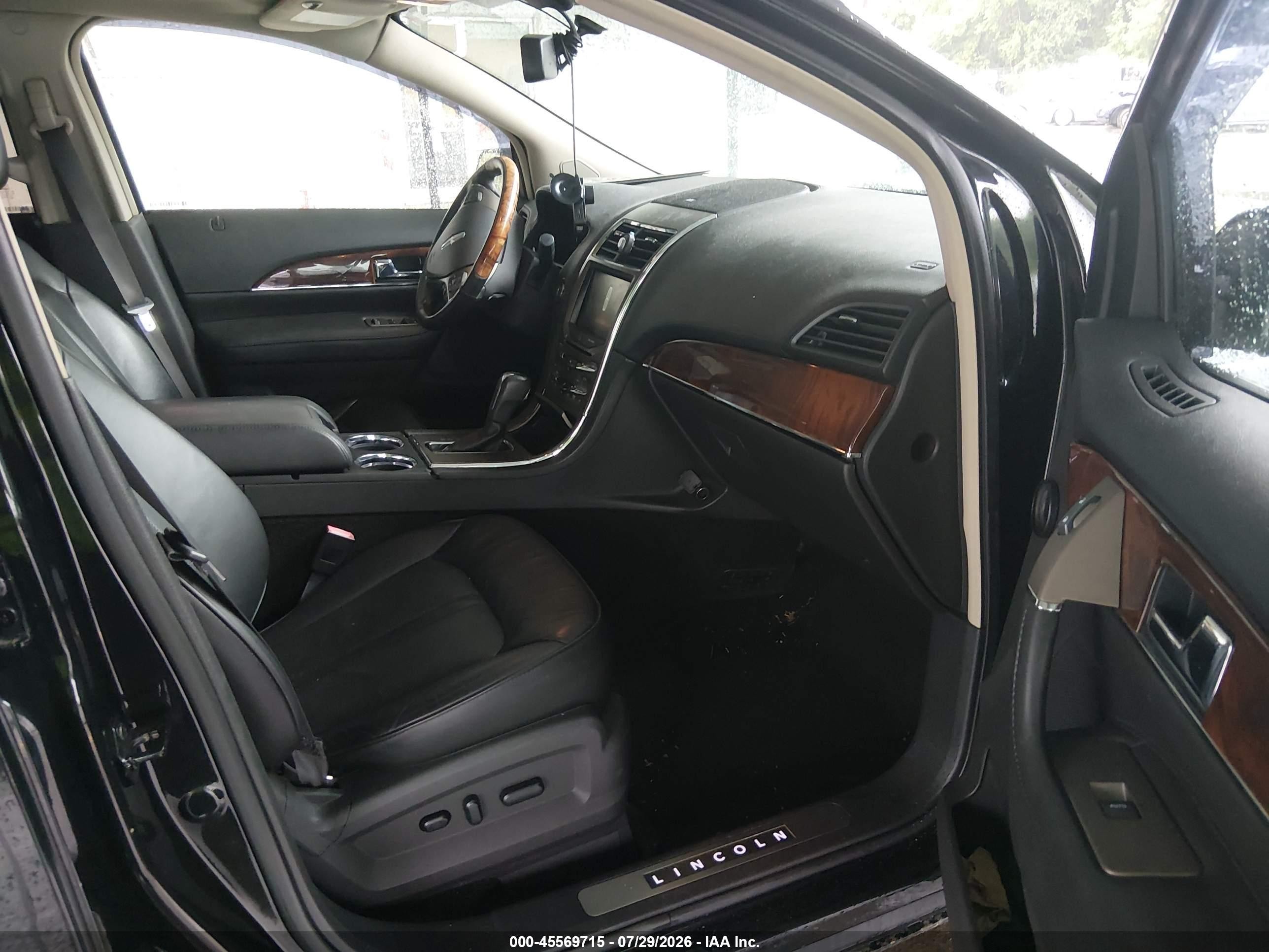 2014 Lincoln Mkx   Black vin: 2LMDJ8JK9EBL19870
