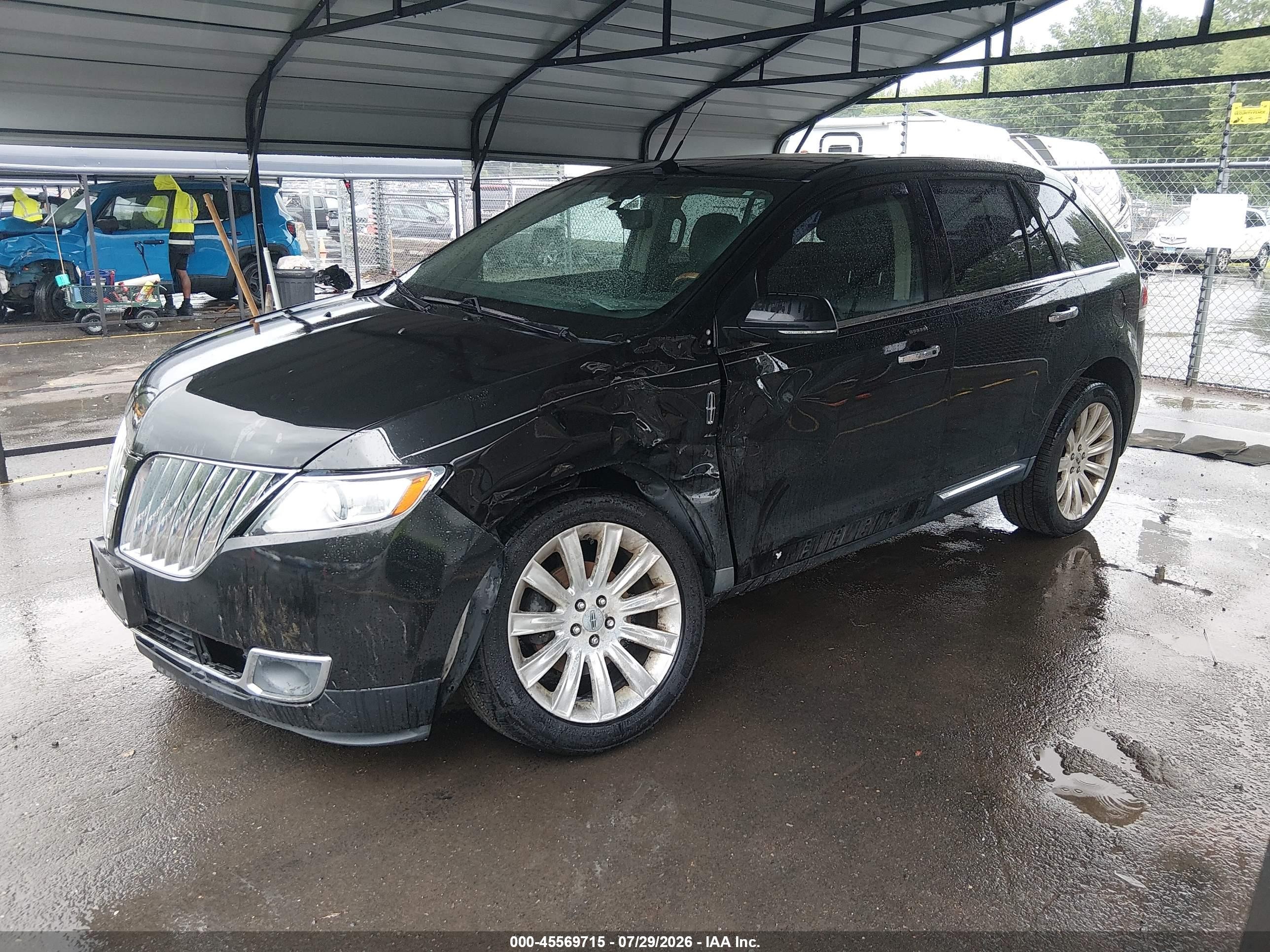 2014 Lincoln Mkx   Black vin: 2LMDJ8JK9EBL19870
