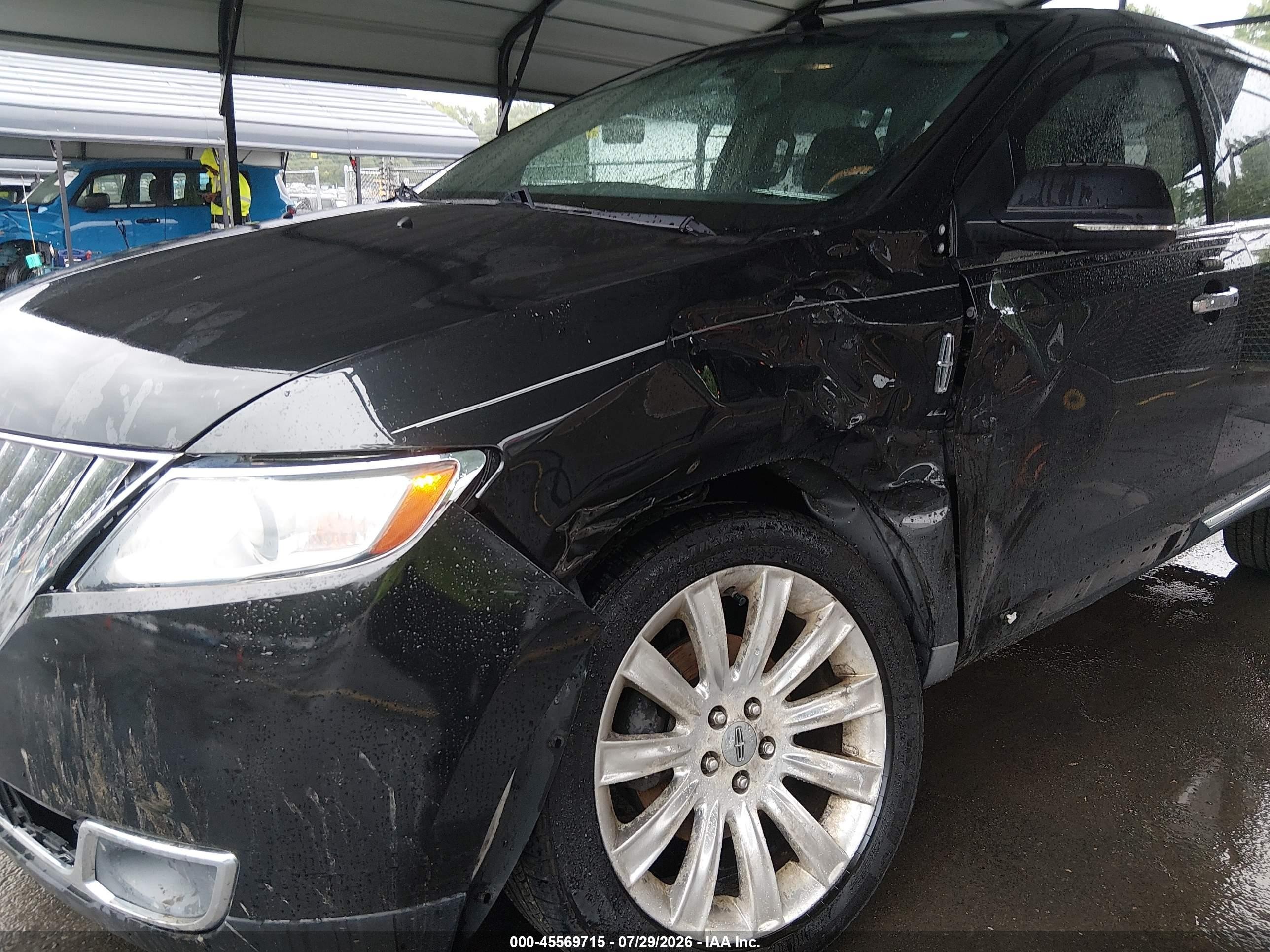 2014 Lincoln Mkx   Black vin: 2LMDJ8JK9EBL19870
