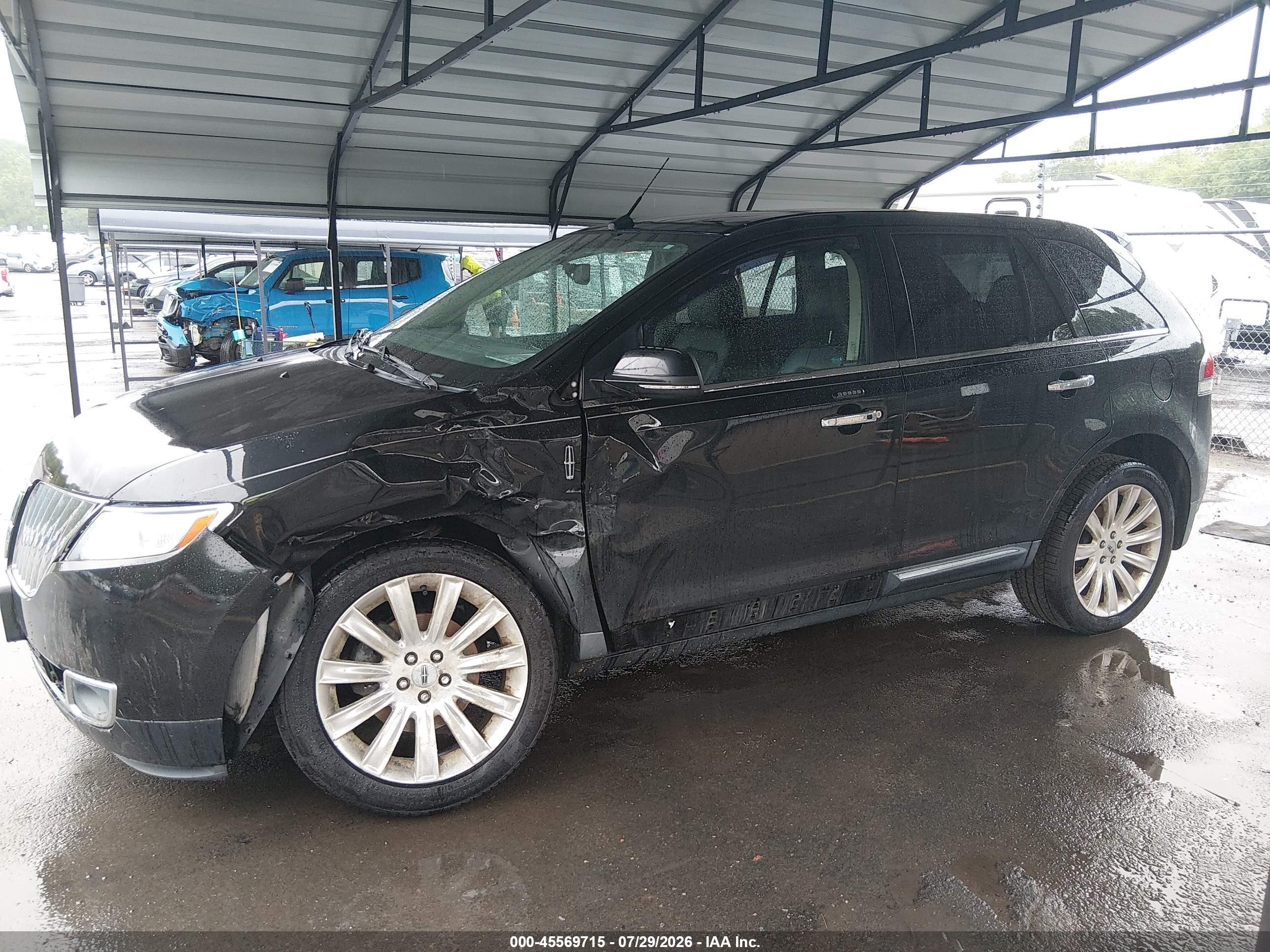 2014 Lincoln Mkx   Black vin: 2LMDJ8JK9EBL19870