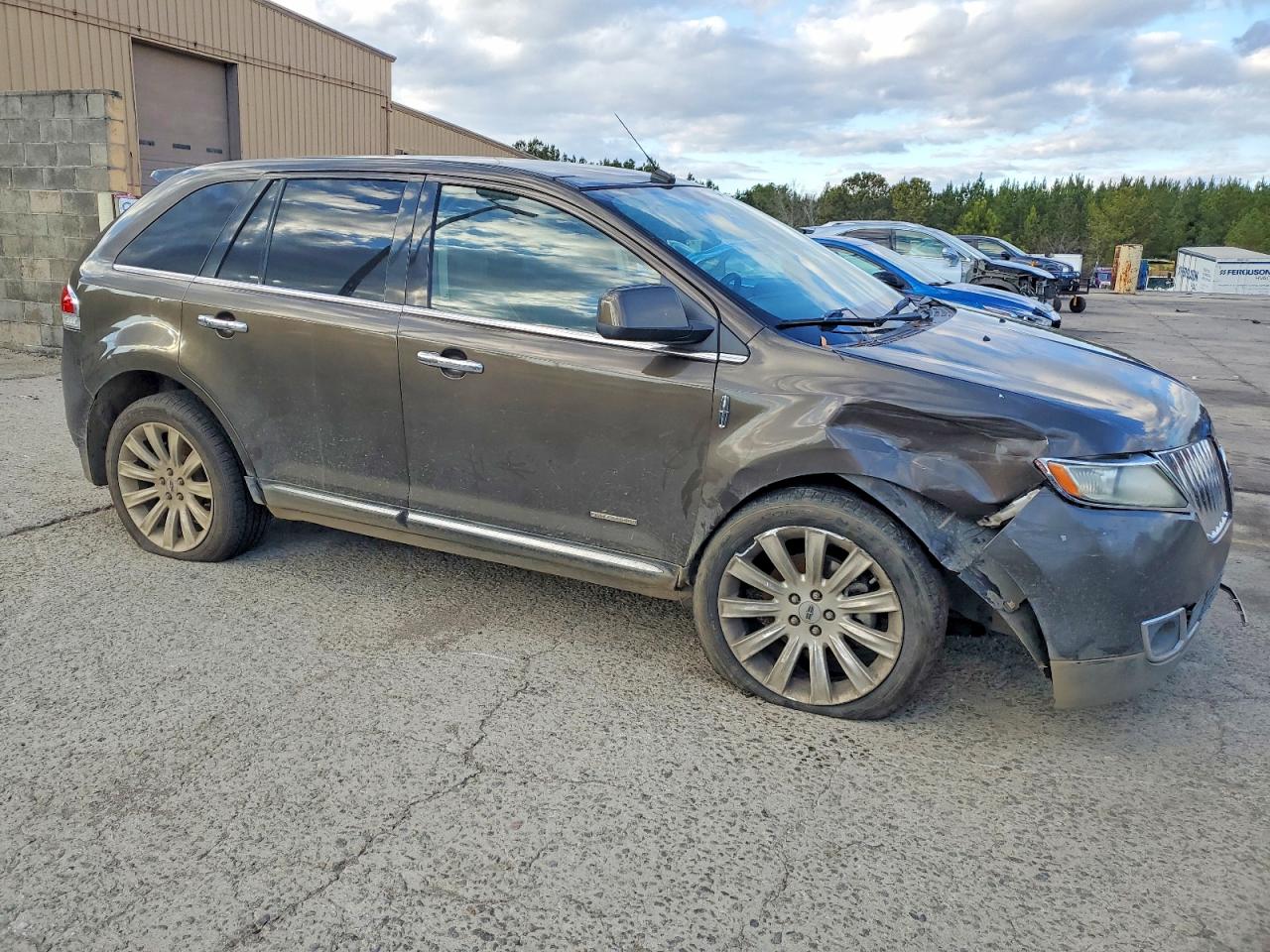 2011 Lincoln Mkx Brown vin: 2LMDJ8JKXBBJ03375
